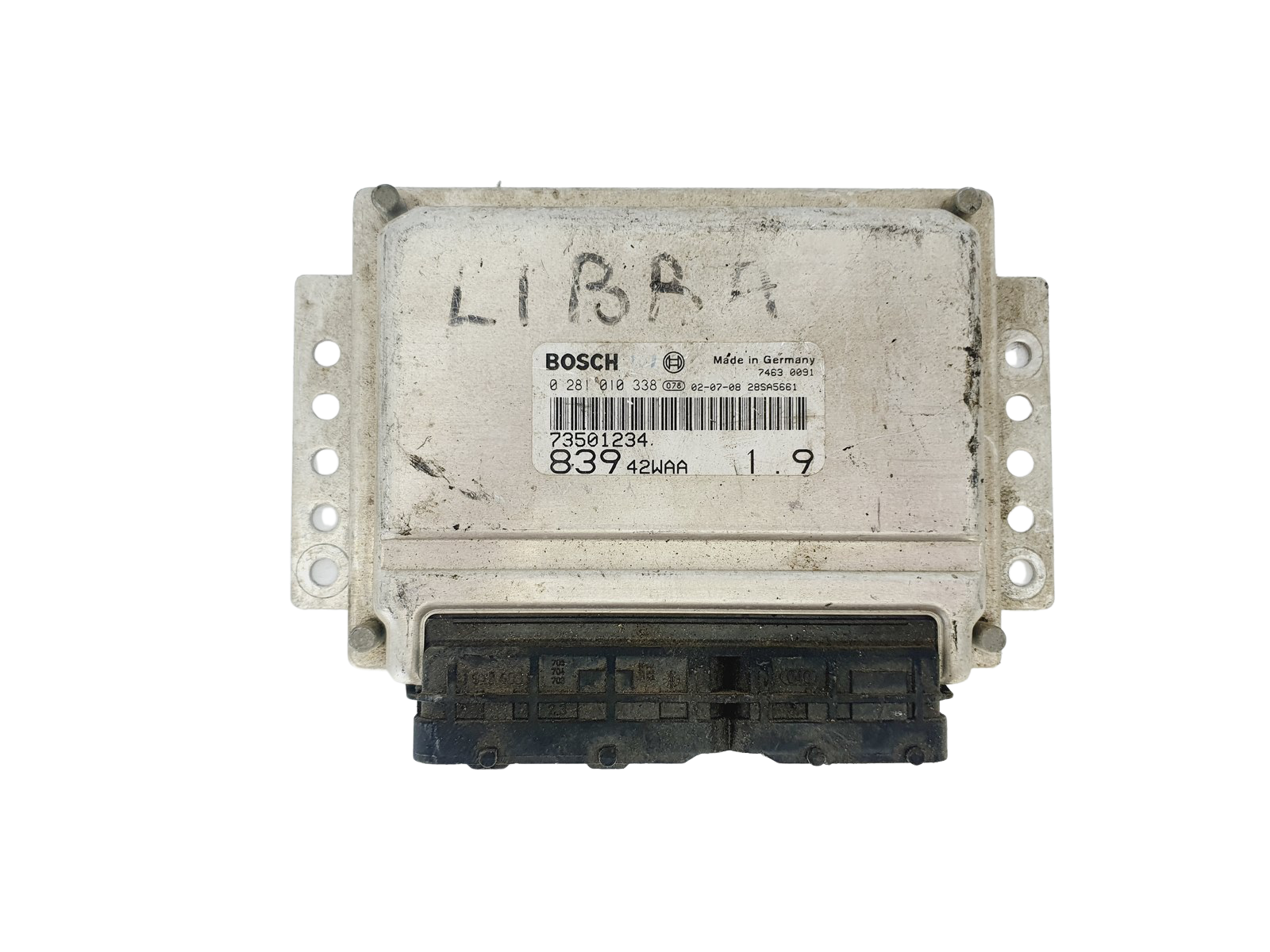 Řídicí Jednotka Motoru 73501234 0281010338 Lancia Bosch 37599 main product photo