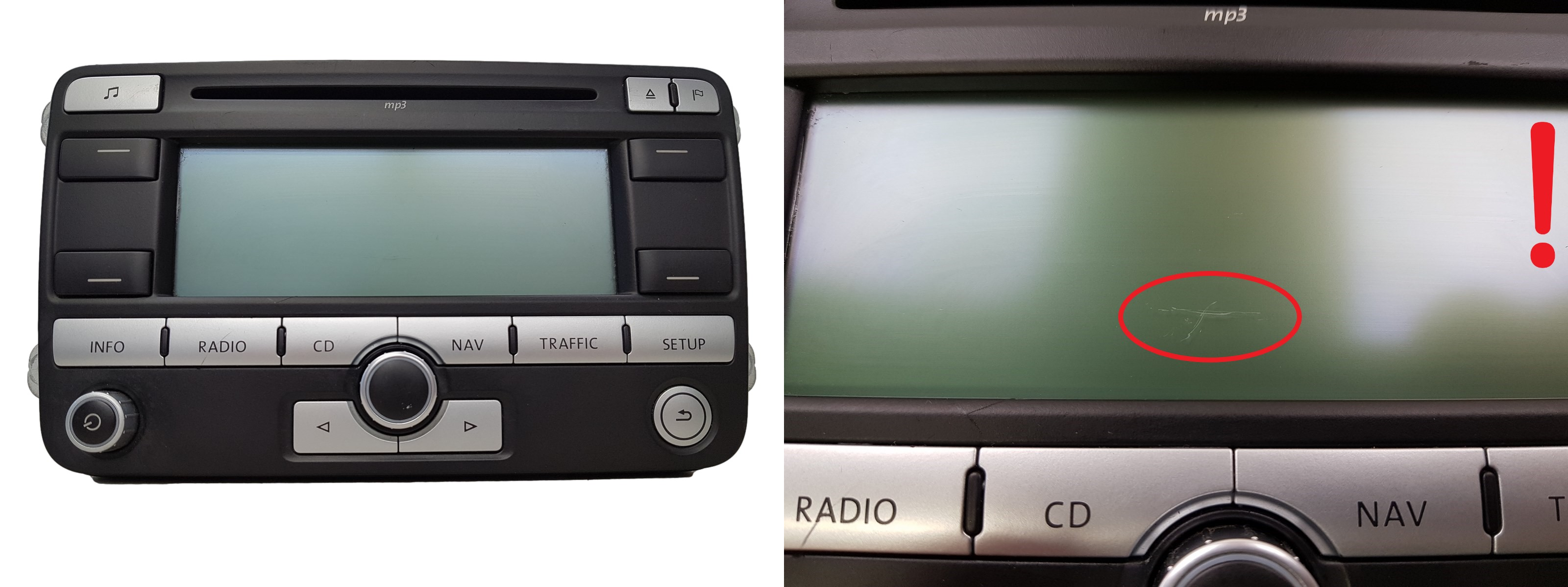 Rádio Cd Mp3 Navi Volkswagen 1K0035191D 7612002044 Blaupunkt 1096 main product photo