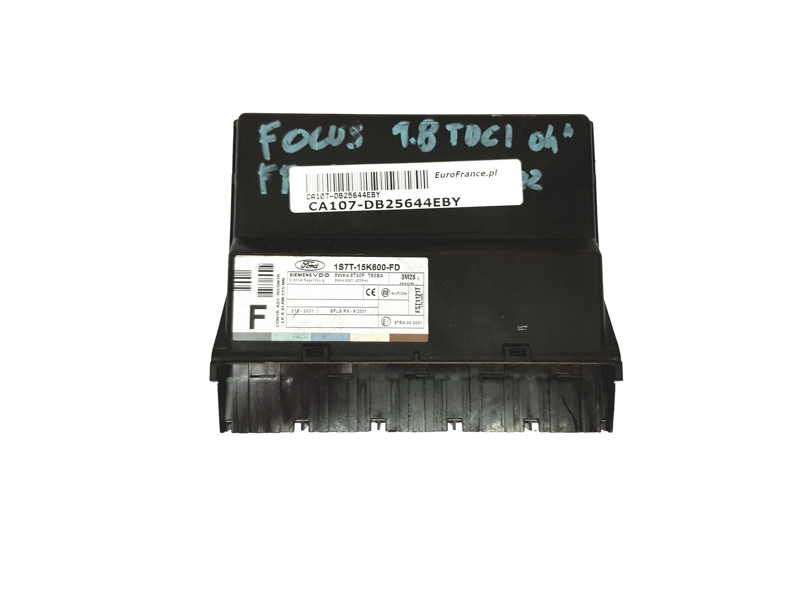 Blok Ovladačů 1S7T-15K600-FD 5WK48730F Ford Siemens 25644 main product photo