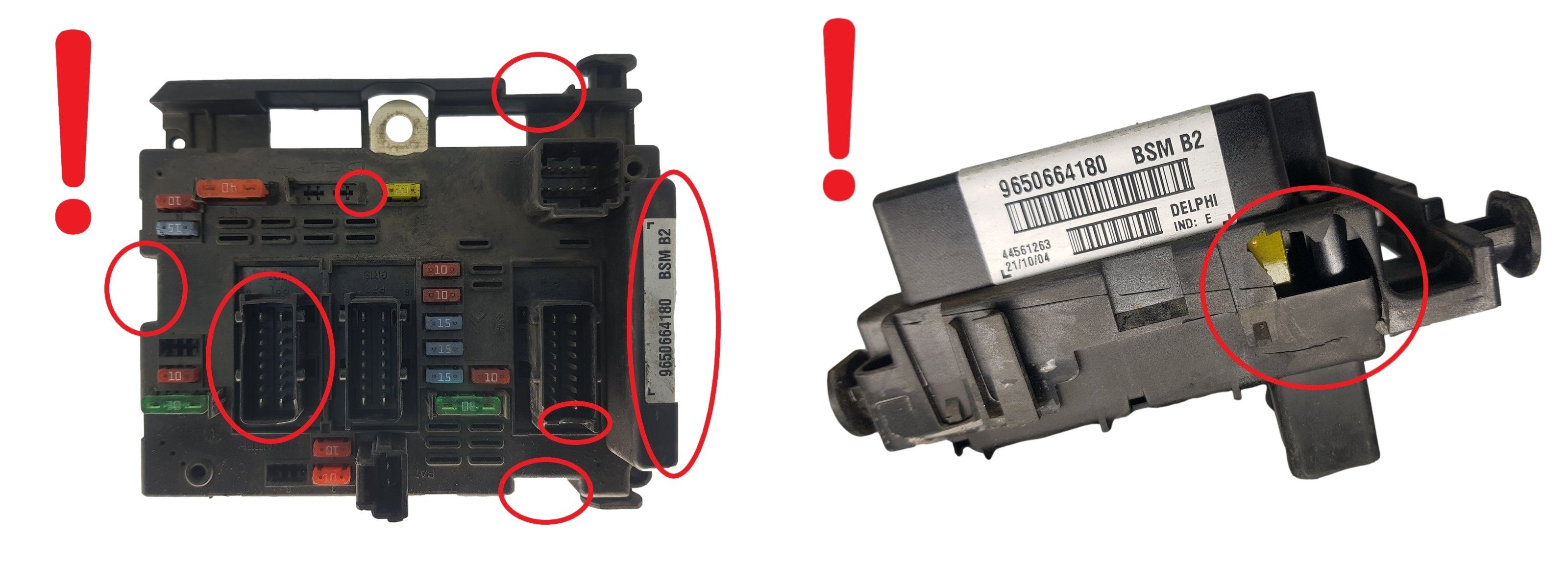 Blok Ovladačů BSM B2 9650664180 PSA Delphi 1875 main product photo