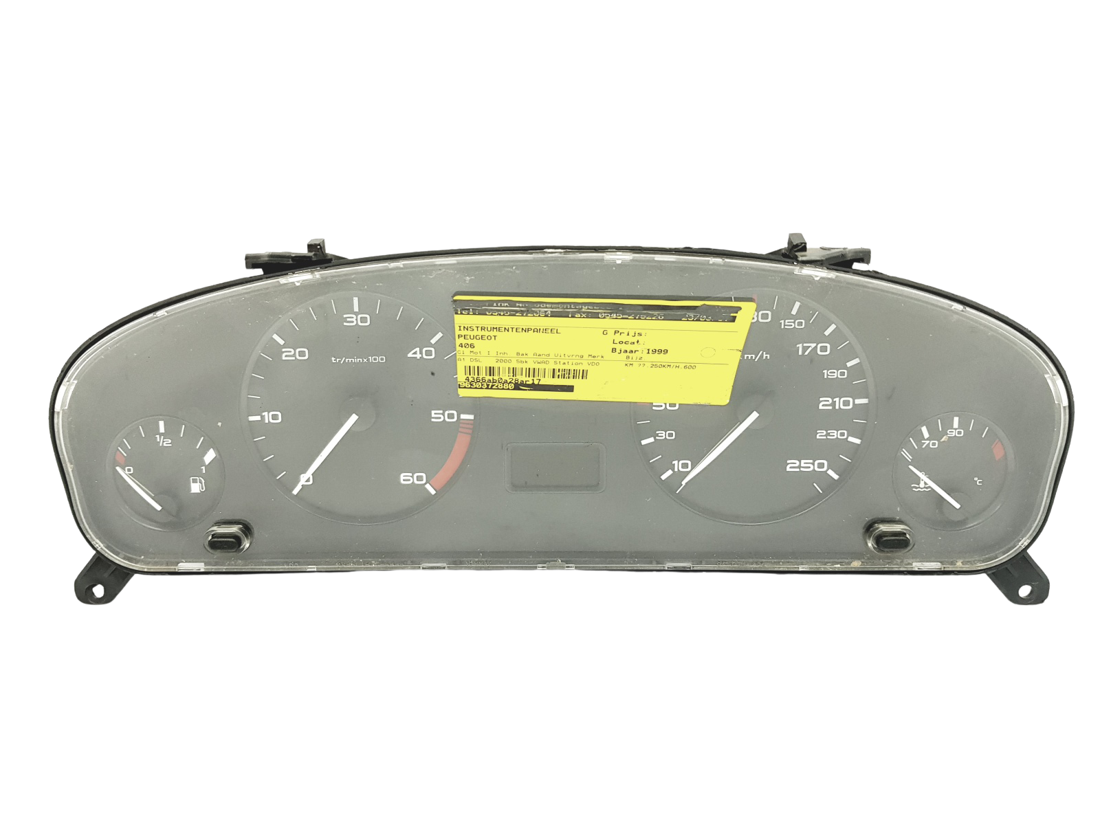 Otáčkoměr Peugeot 406 9630372880 110008882010 44947 main product photo