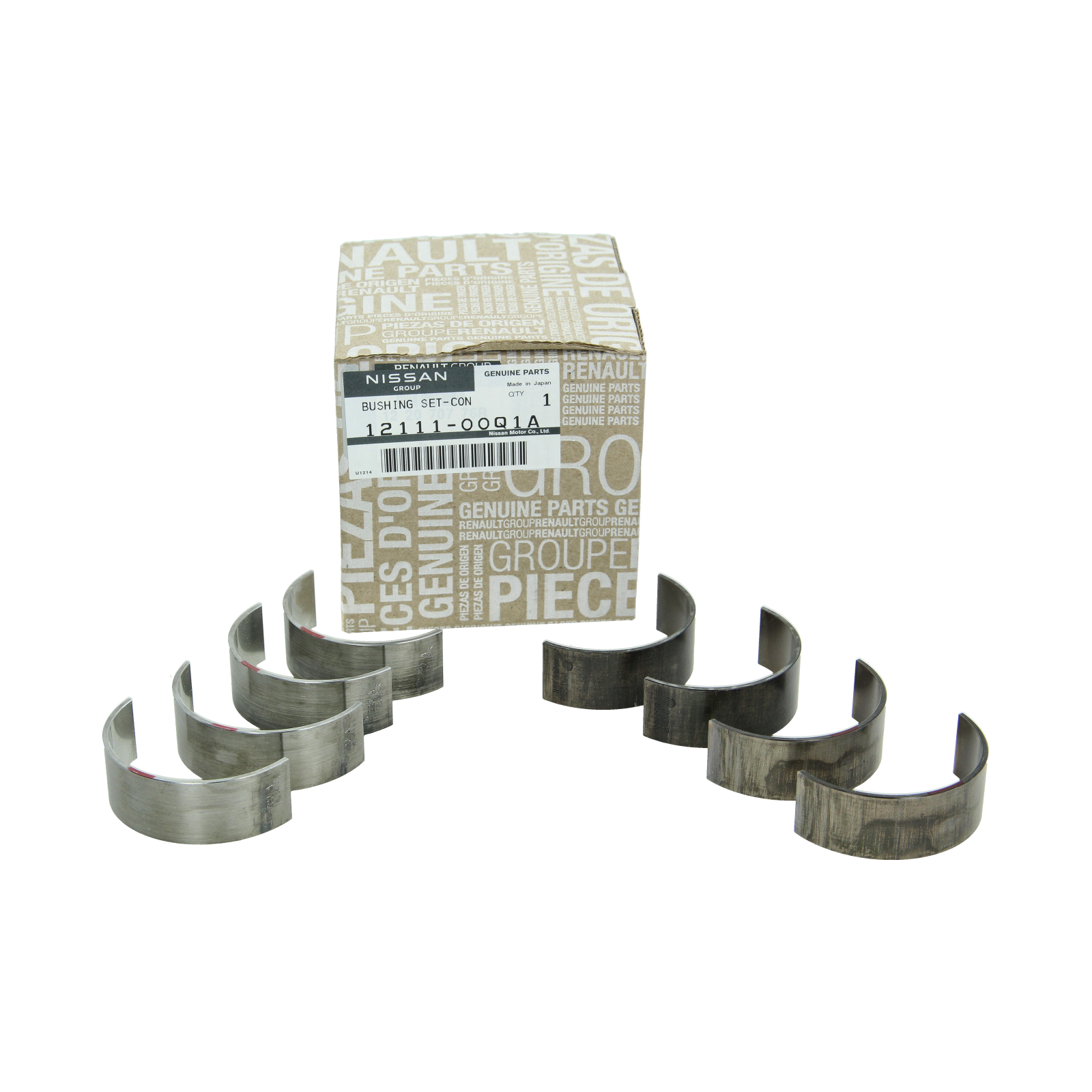 Ložiska Klikové Hřídele Originál 1211100Q1A 122070776R Renault Nissan main product photo