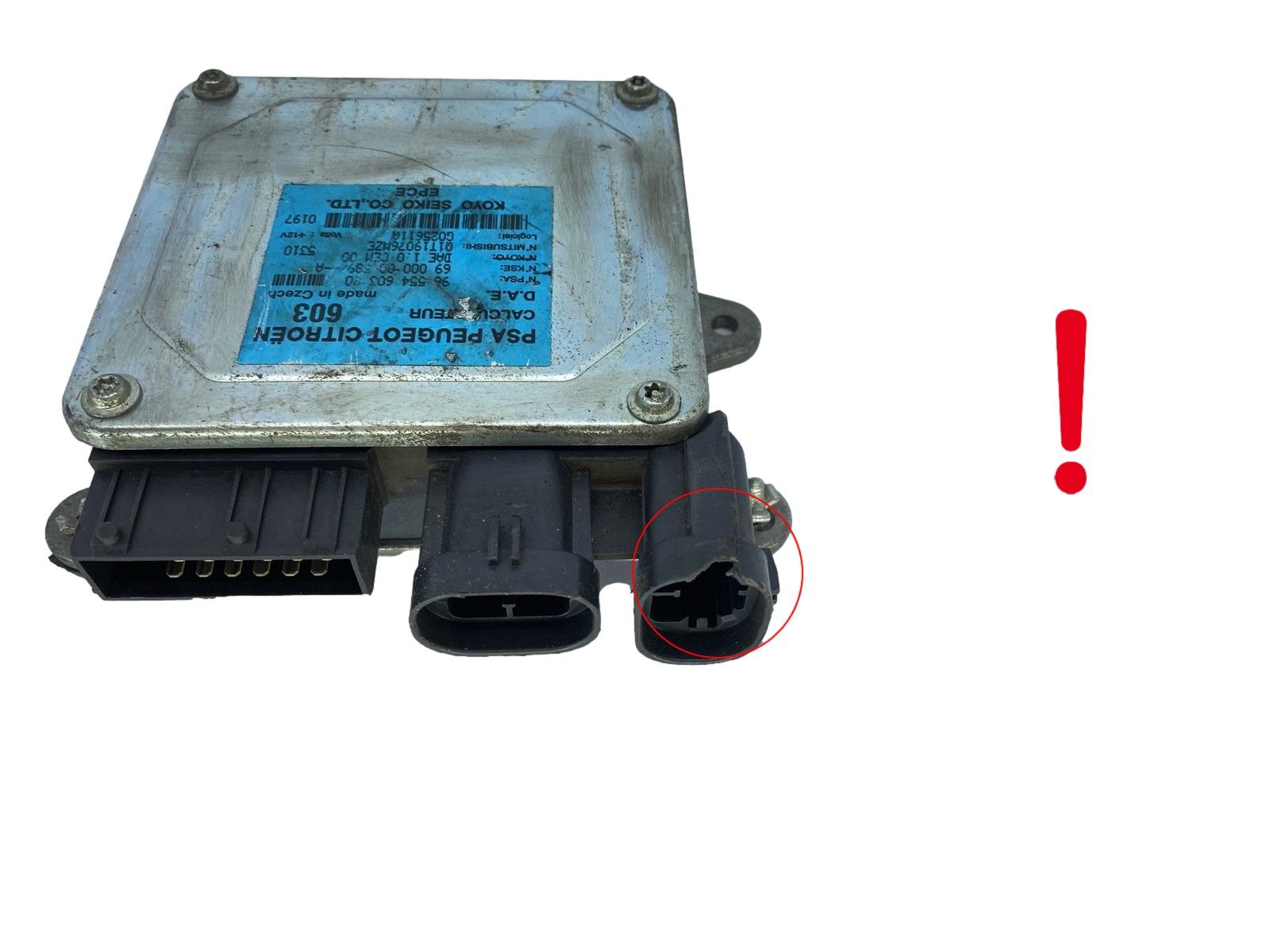 Blok Ovladačů 9655460380 6900000589 PSA KOYO 56320 main product photo