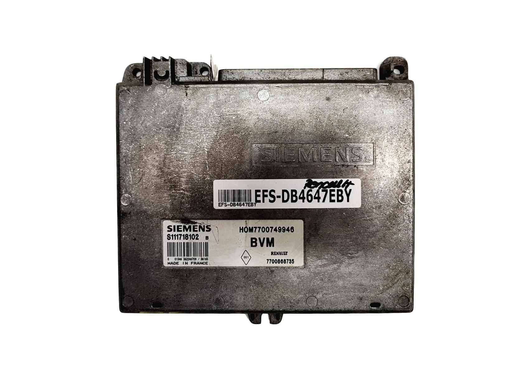 Blok Ovladačů S111718102B 7700749946 7700868735 Renault Siemens 4647 main product photo