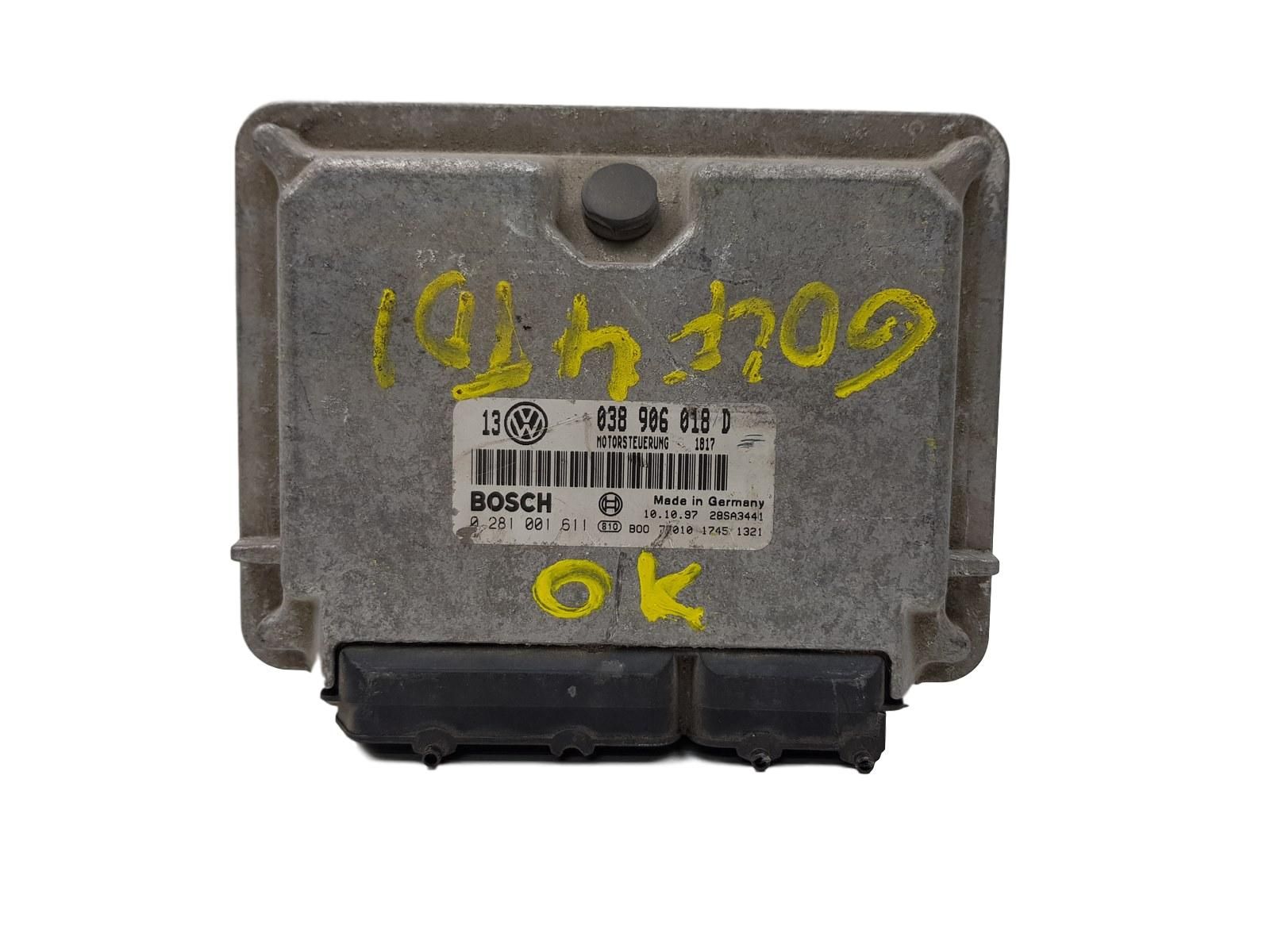 Řídicí Jednotka Motoru 038906018D 0281001611 VW 1566 main product photo