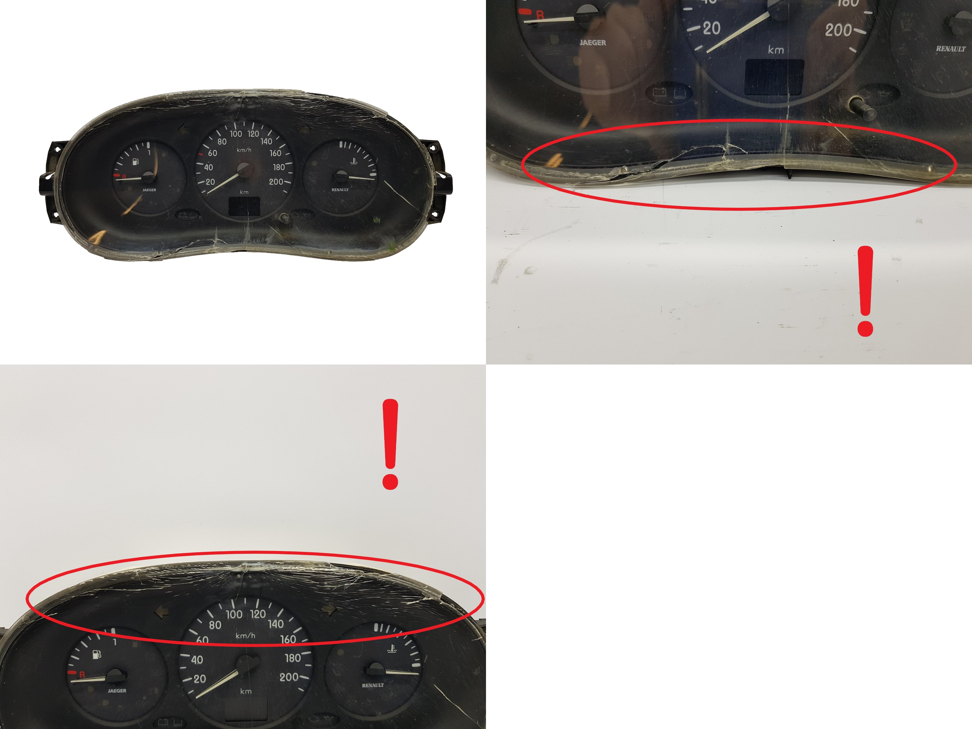 Tachometr Renault Kangoo 1 8200133491 A 2048 main product photo
