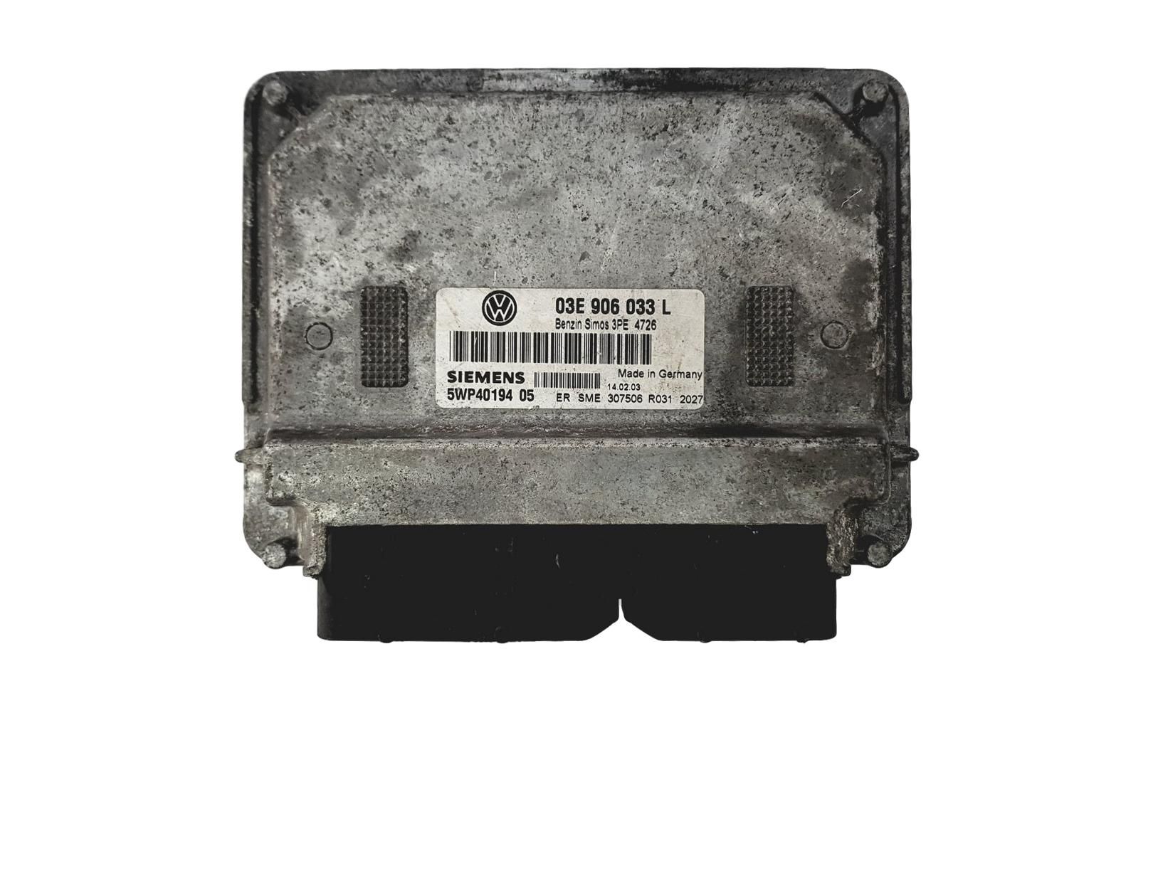 Blok Ovladačů 03E906033L 5WP40194 05 VW Siemens 15676 main product photo