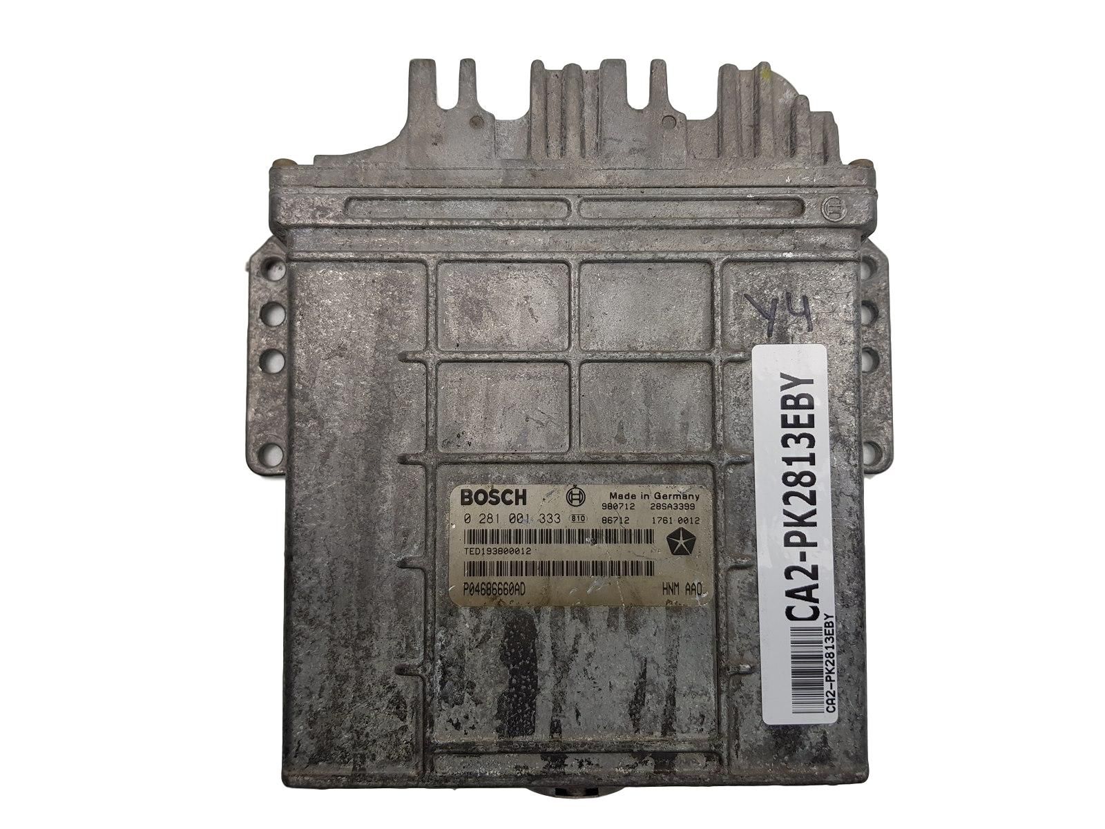 Řídicí Jednotka Motoru P04686660AD 0281001333 Chrysler Bosch main product photo