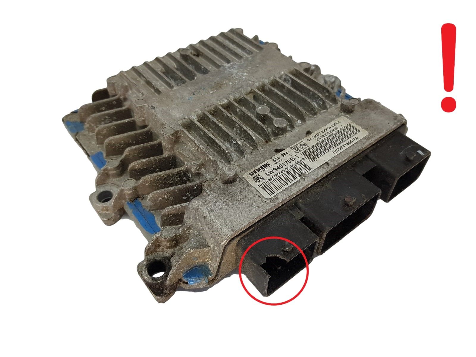 Blok Ovladačů 5WS40176B-T 9655939480 9647568180 PSA Siemens 16136 main product photo