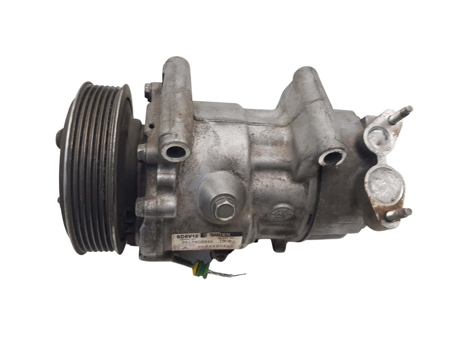 Kompresor Klimatizace 9684480480 SD6V12 1908 6453XJ Citroen C3 main product photo