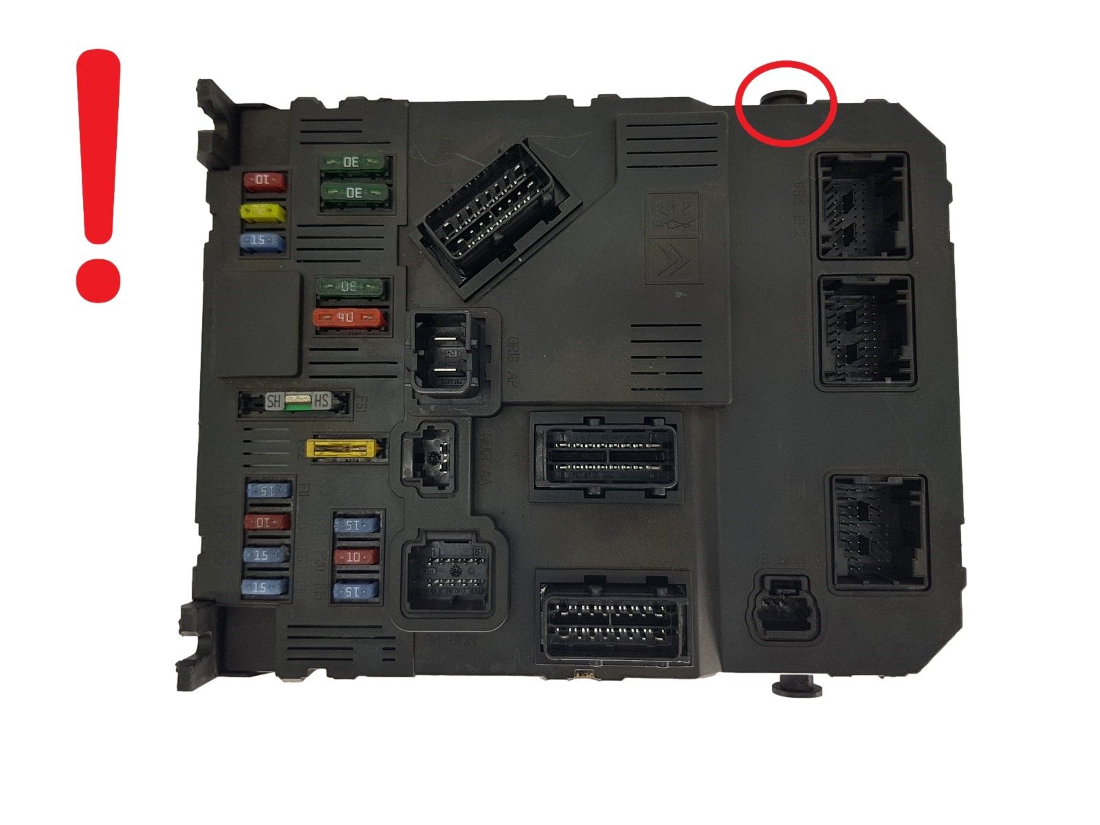 Blok Ovladačů BSI F01-00 S118085300M 9653667280 PSA Siemens 1751 main product photo