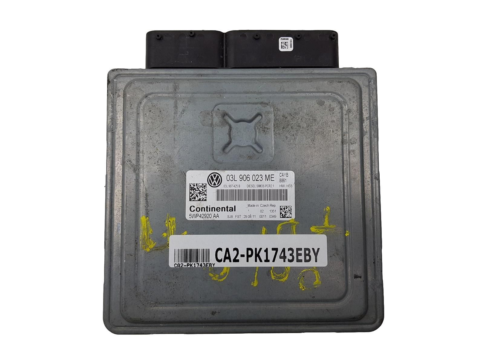 Řídicí Jednotka Motoru 03L906023ME 5WP42920AA VW main product photo
