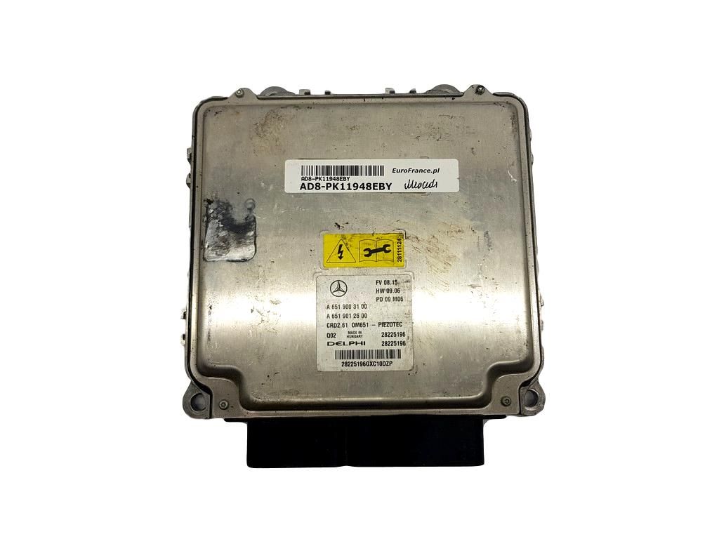Řídicí Jednotka Motoru A6519003100 A6519012600 Mercedes Delphi 11948 main product photo