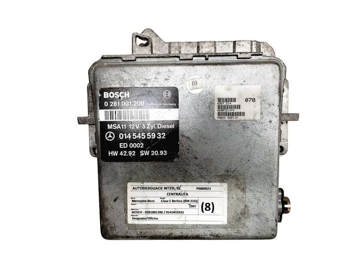 Blok Ovladačů 0145455932 0281001200 Mercedes Bosch 10279 main product photo