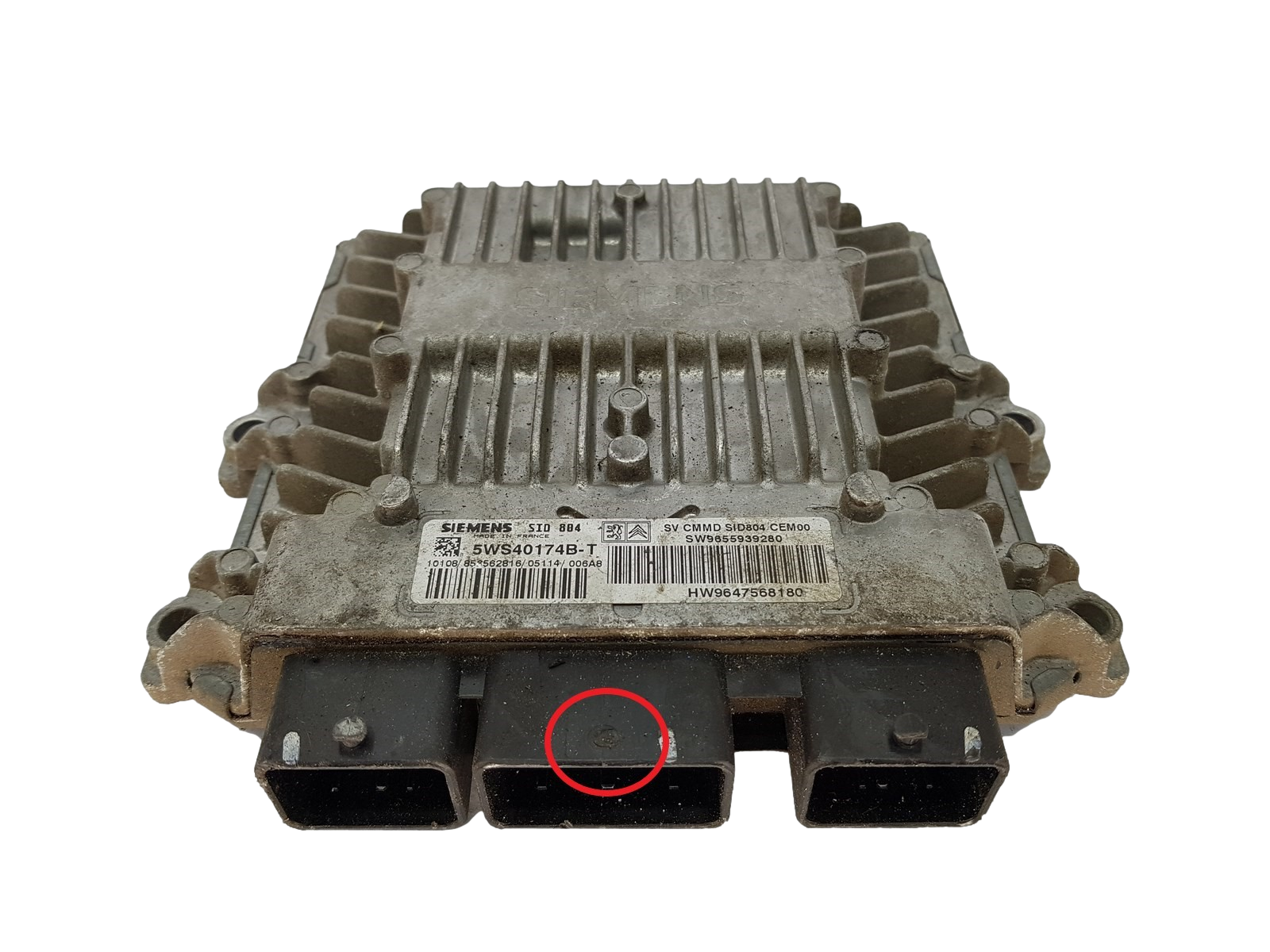 Blok Ovladačů 5WS40174B-T 9655939280 9647568180 PSA Siemens 15620 main product photo