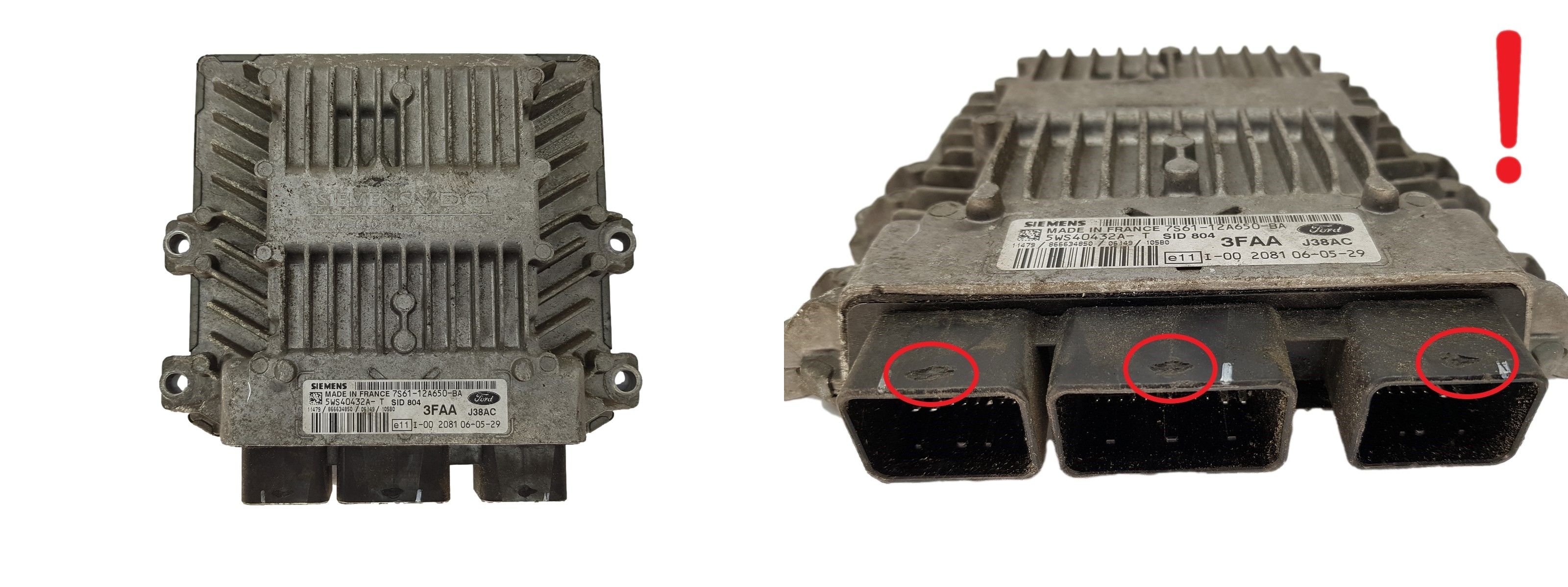 Blok Ovladačů 7S61-12A650-BA 5WS40432A-T 3FAA Ford Siemens 13960 main product photo