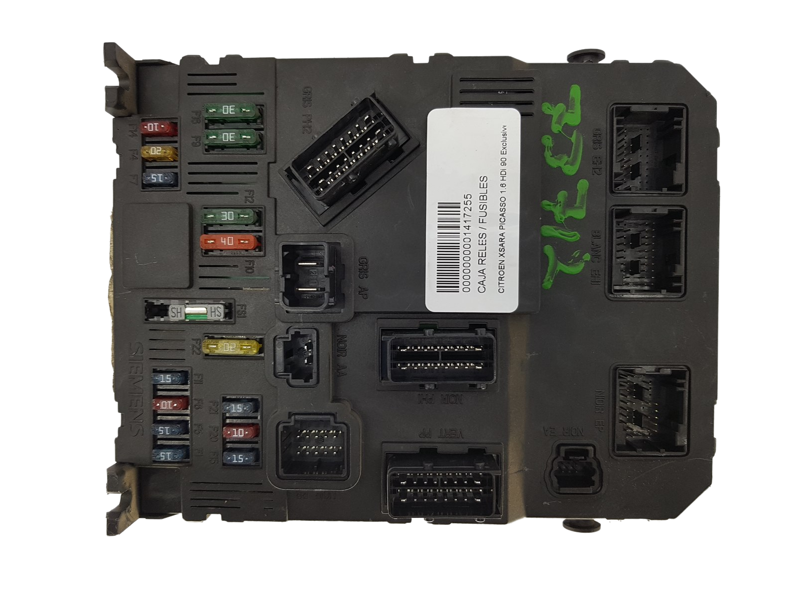 Blok Ovladačů BSI E01-00 9650584580 S118085320B PSA Siemens 1390 main product photo