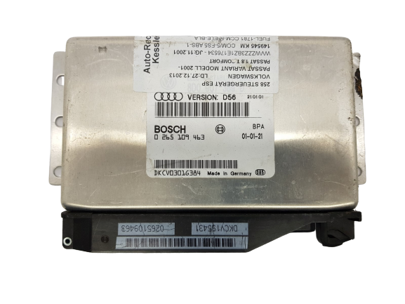 Blok Ovladačů VW Audi 8D0907389D 0265109463 Bosch main product photo