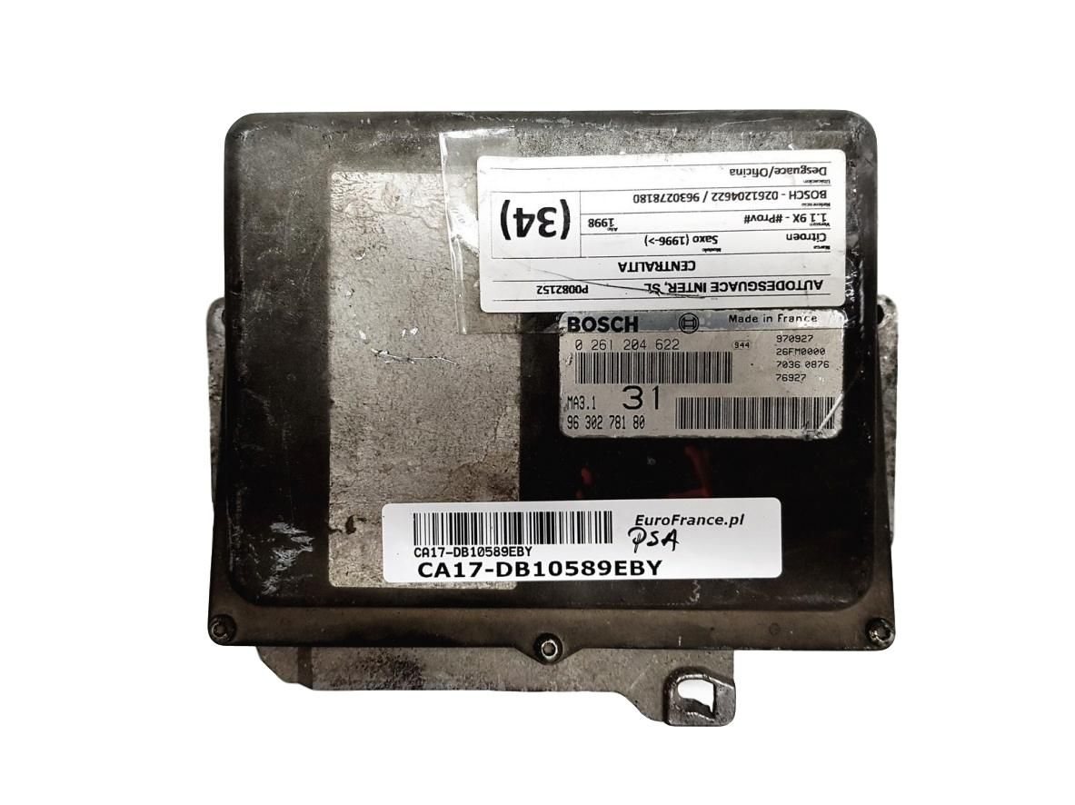 Blok Ovladačů 0261204622 9630278180 26FM0000 MA3.1 PSA Bosch 10589 main product photo