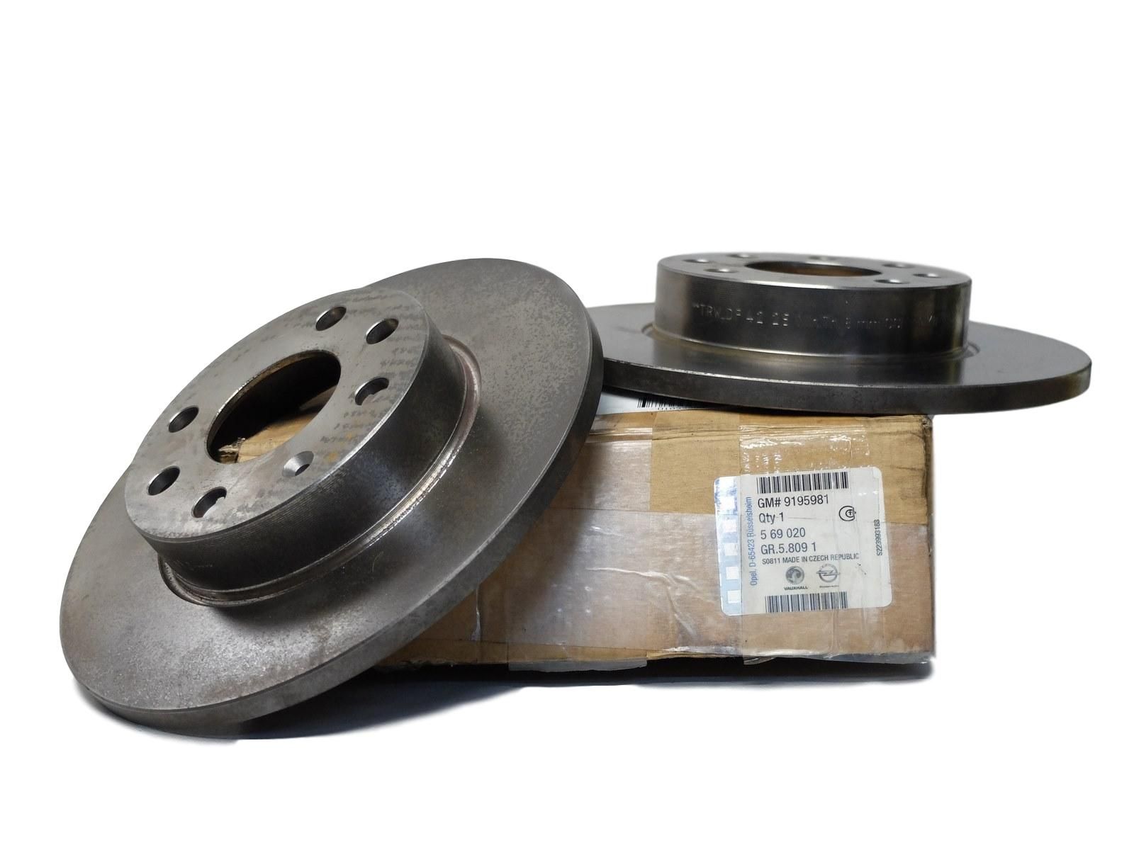Brzdový Kotouč Předek Nový originál 569020 9195981 Opel main product photo
