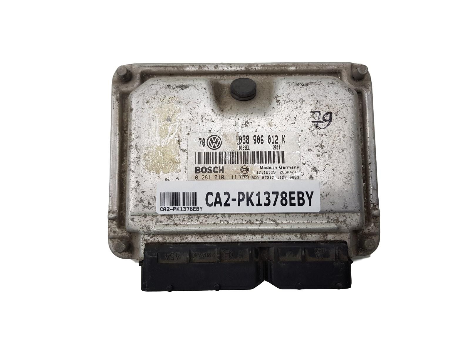 Řídicí Jednotka Motoru 038906012K 0281010111 VW 1378 main product photo