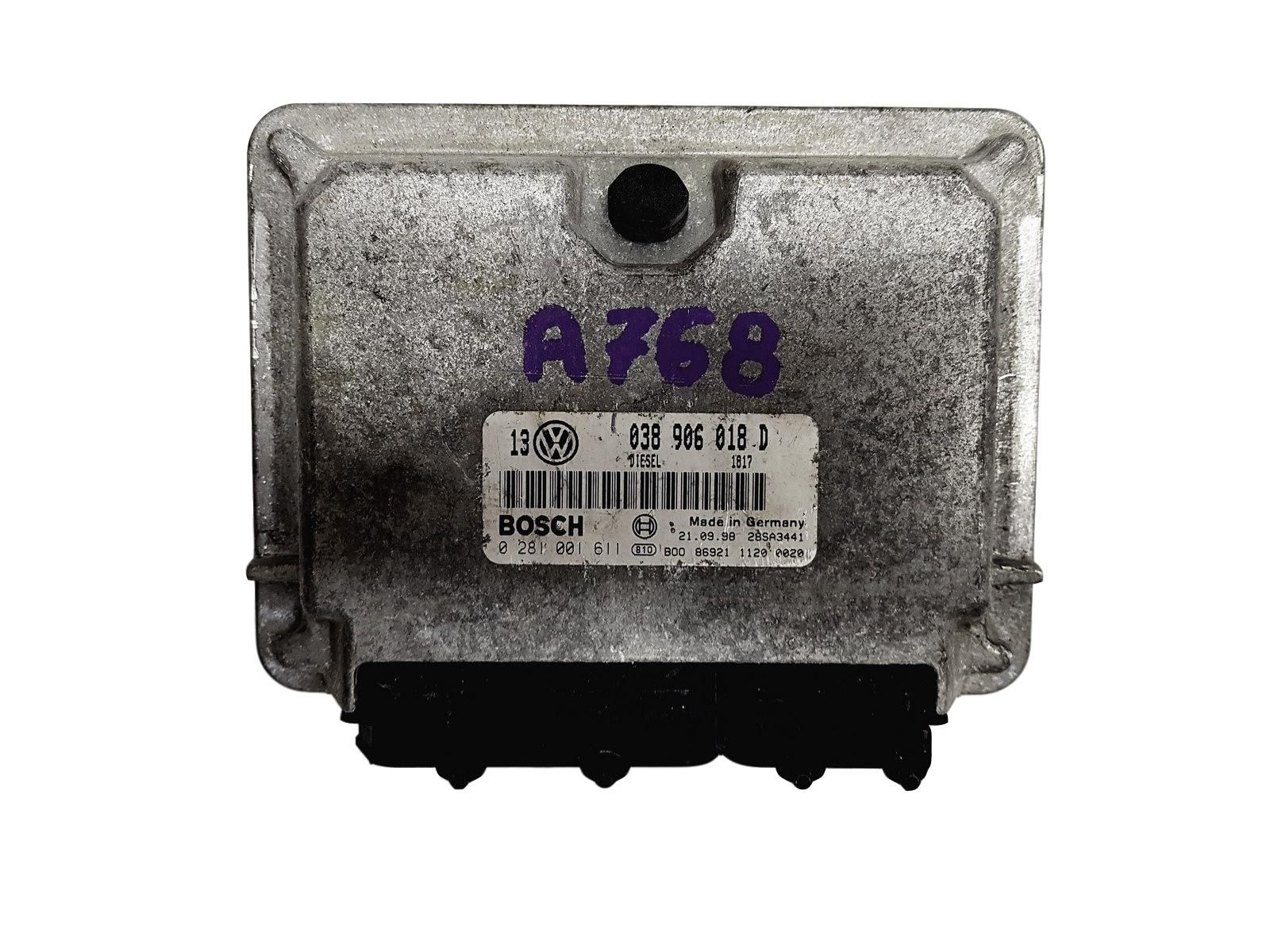 Blok Ovladačů 038906018D 0281001611 Volkswagen Bosch 11108 main product photo