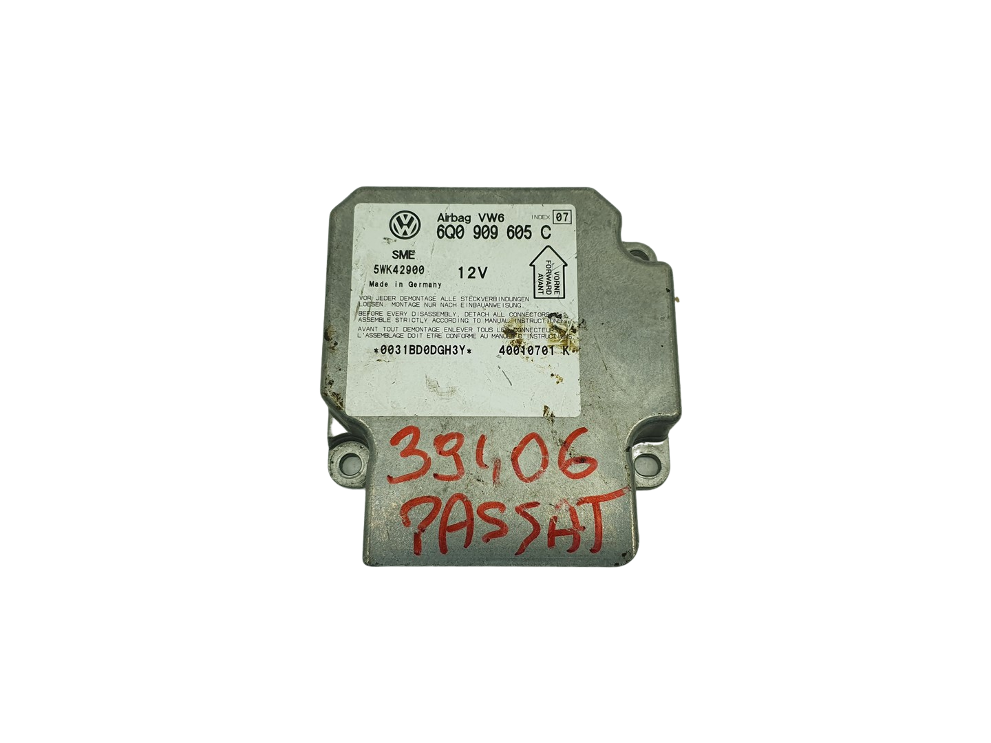 Blok Ovladačů 6Q0909605C 5WK42900 VW Siemens 68969 main product photo