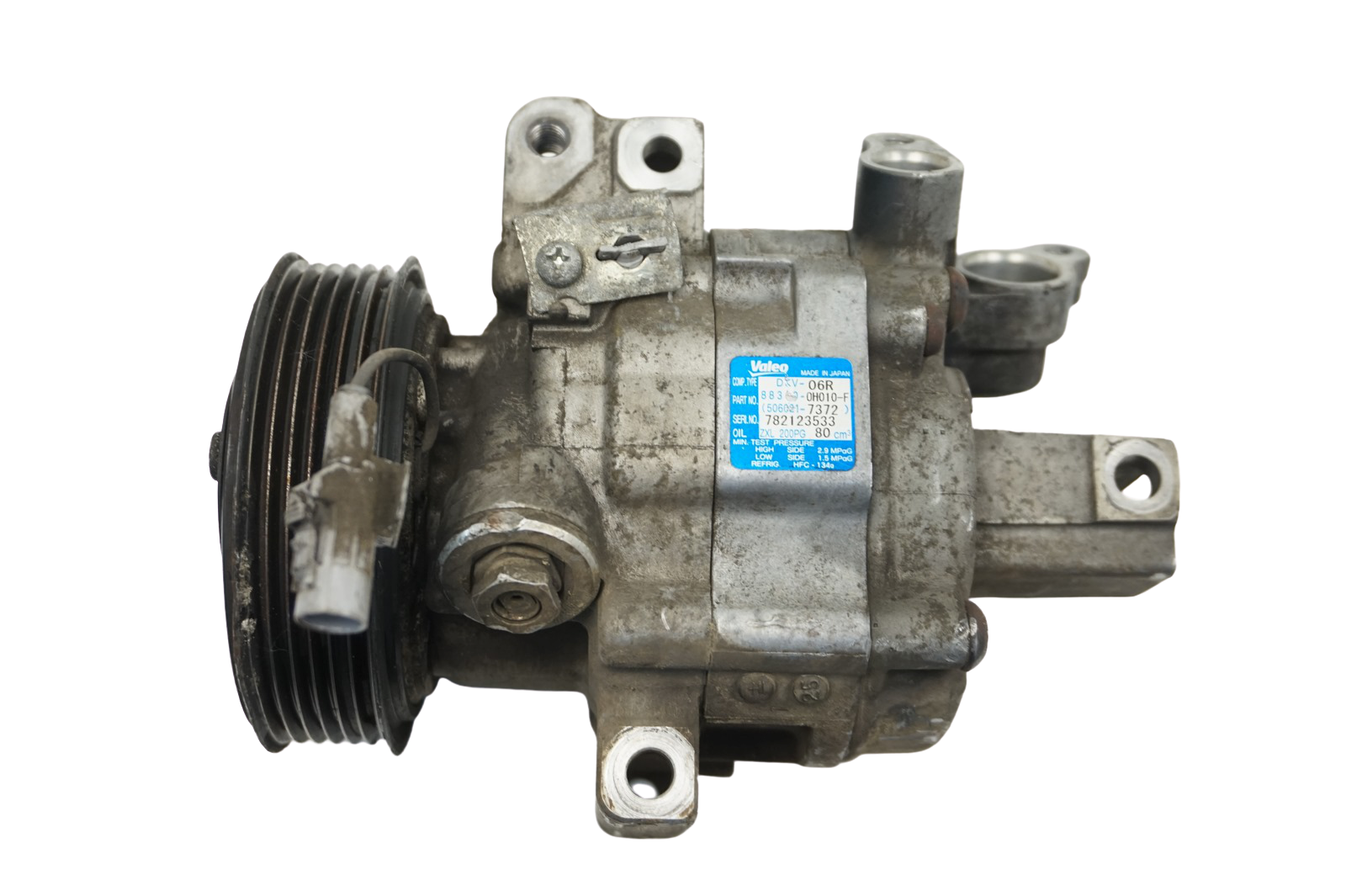 Kompresor Klimatizace 88310-0H010-F 506021-7372 Valeo Toyota Citroen Peugeot main product photo