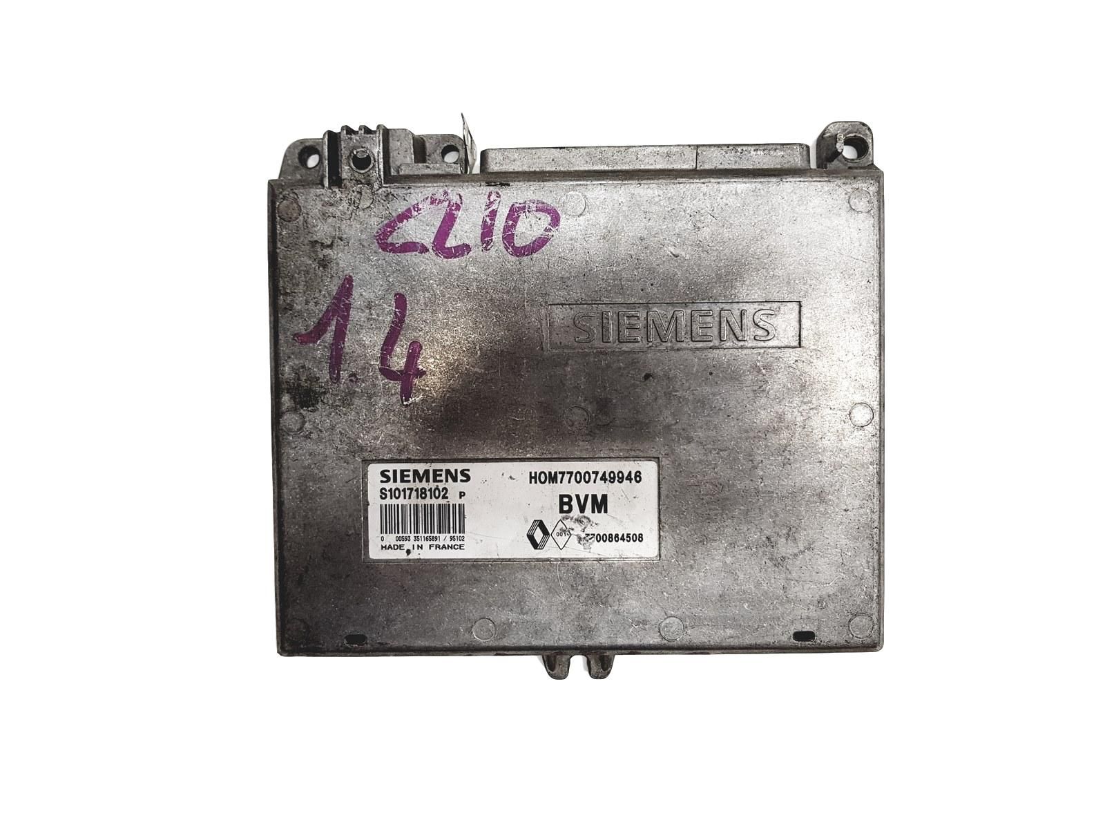Blok Ovladačů S101718102P 7700749946 7700864508 Renault Siemens main product photo