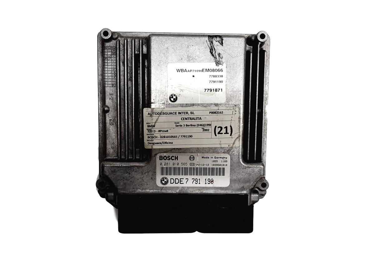 Blok Ovladačů DDE7791190 0281010565 BMW Bosch main product photo