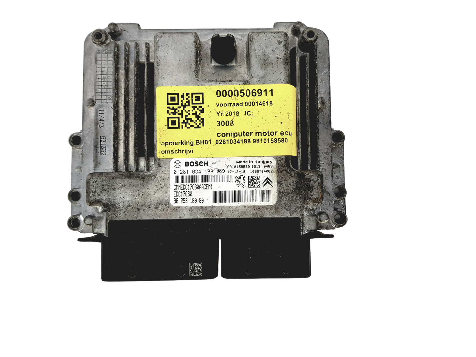 Blok Ovladačů 0281034188 9825318080 9810158580 PSA Bosch main product photo
