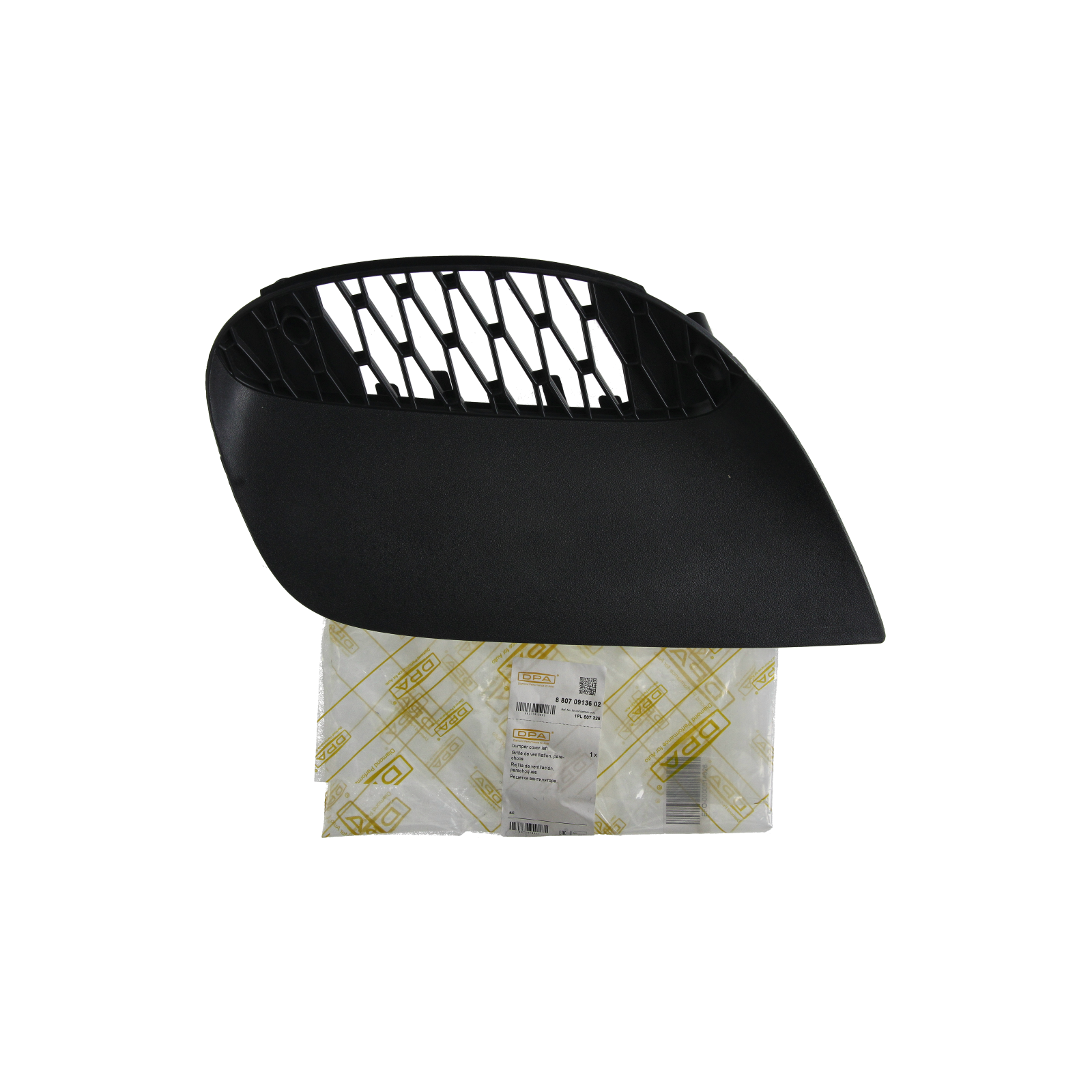 Mřížka nárazníku Předek Levý 1PL807225 88070913602 Seat Leon DPA main product photo