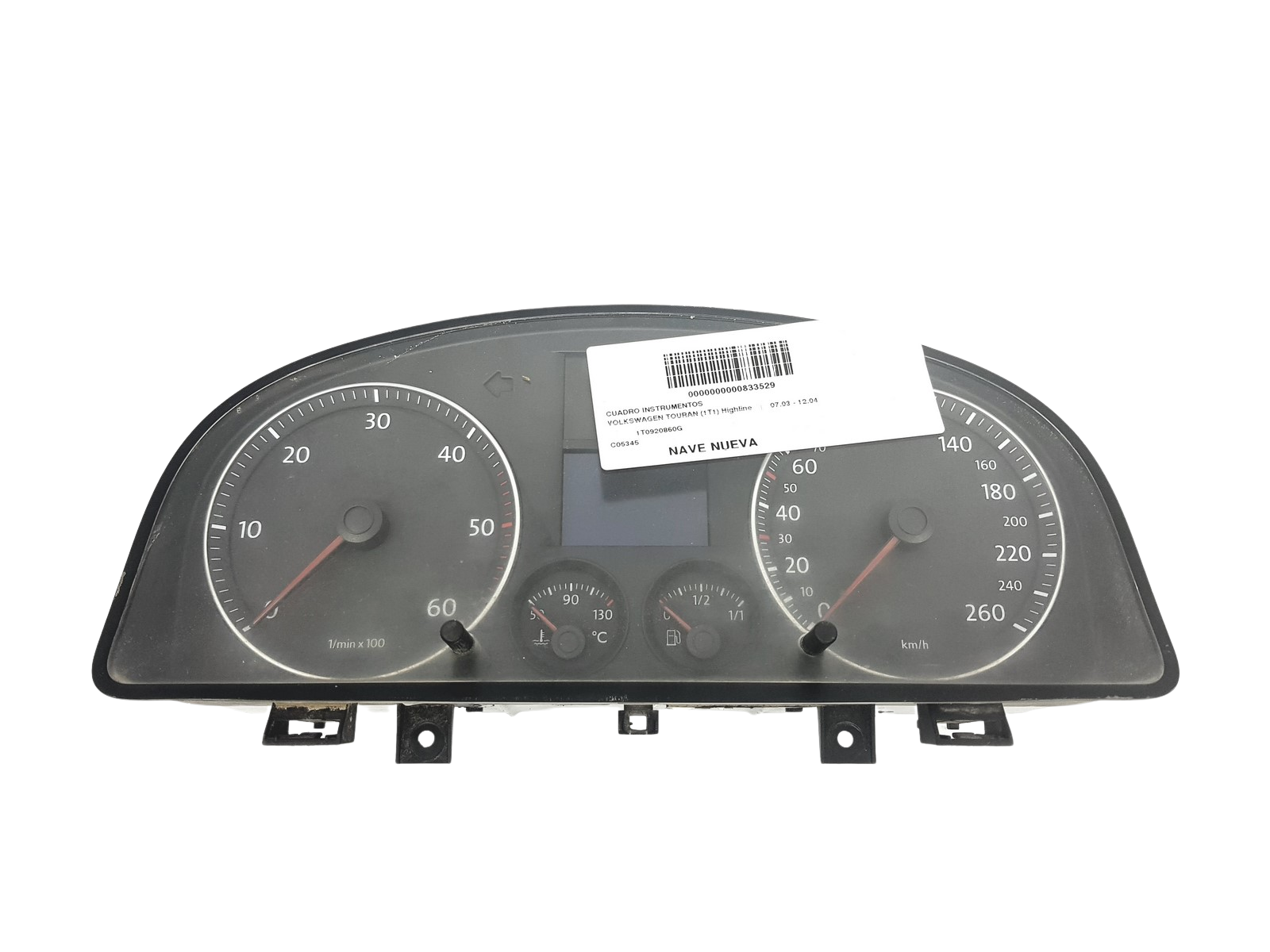 Tachometr VW Touran 1T0920860G 110080217015 58732 main product photo