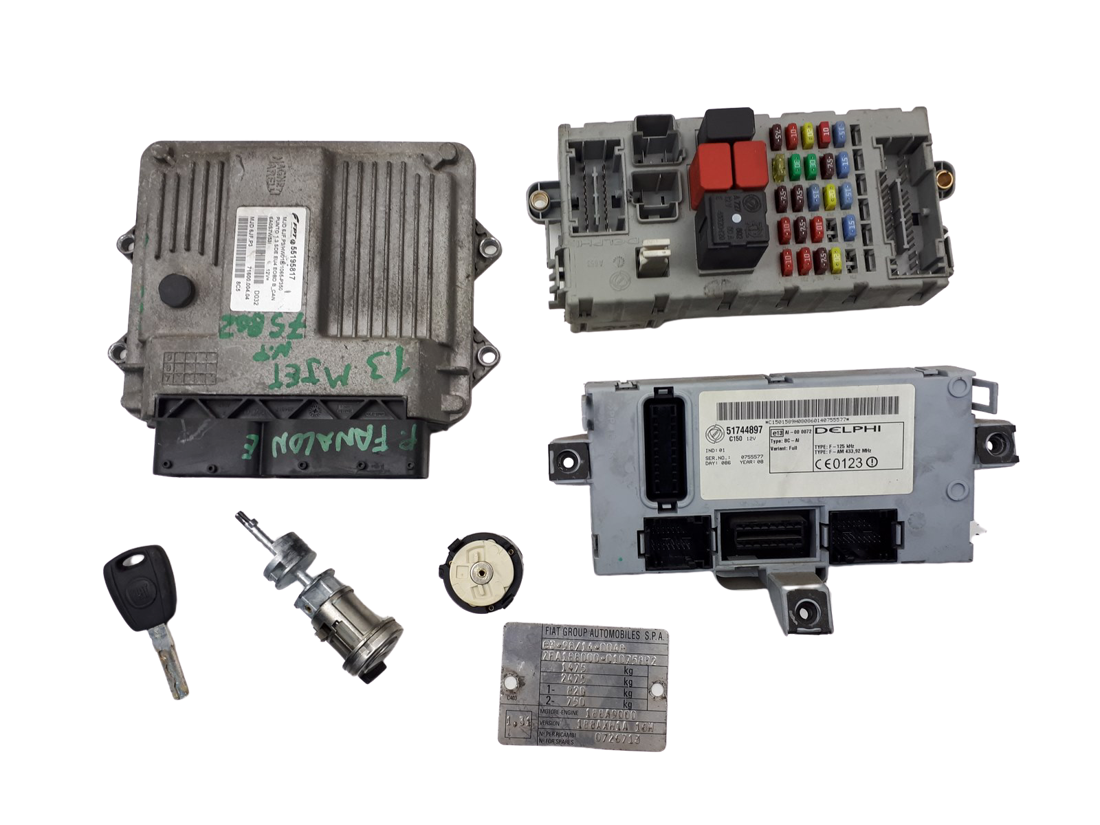 Starter Pack Fiat Punto 55195817 51744897 46520600 1.3 MJT 1248 main product photo
