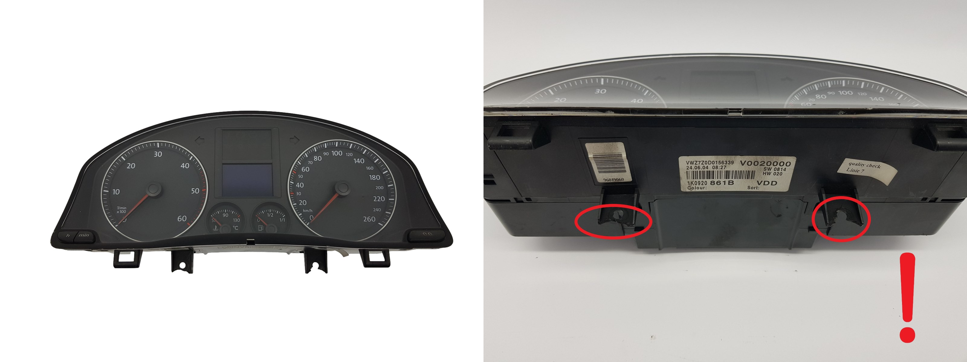 Otáčkoměr VW Golf MK5 1K0920861B 110080247034 1581 main product photo