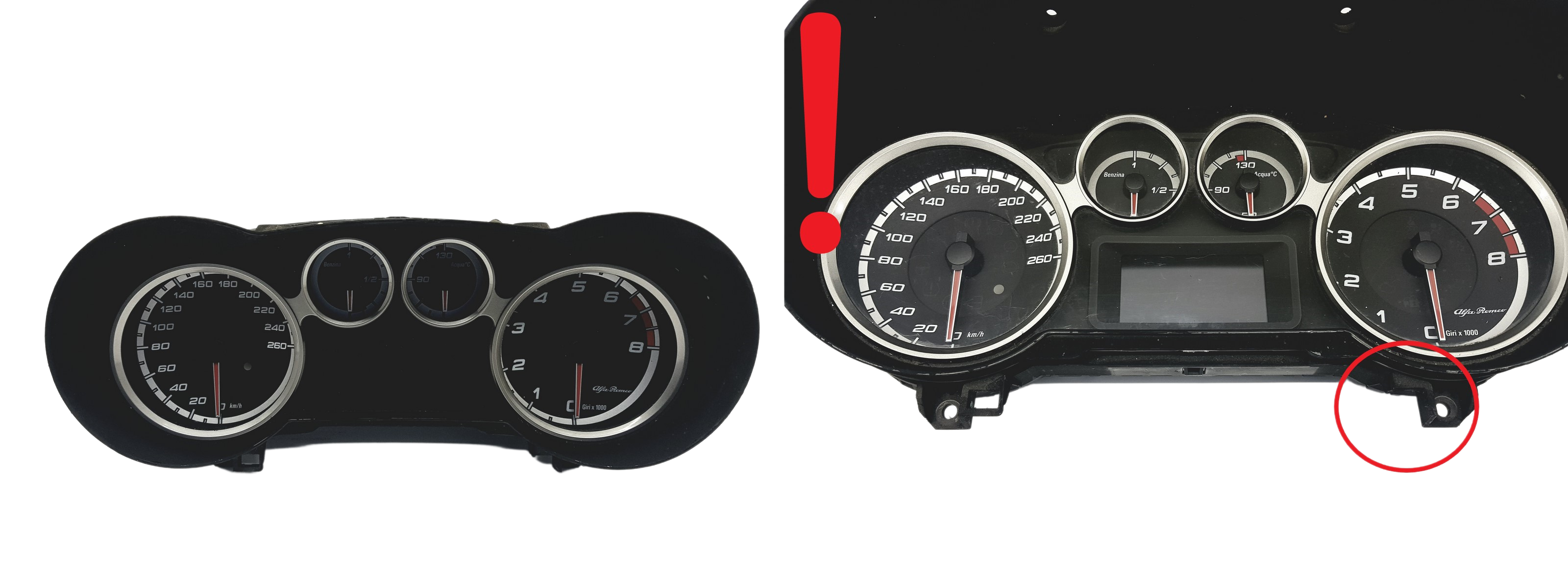 Tachometr Alfa Romeo Mito 50508530 A2C53298011 54204 main product photo