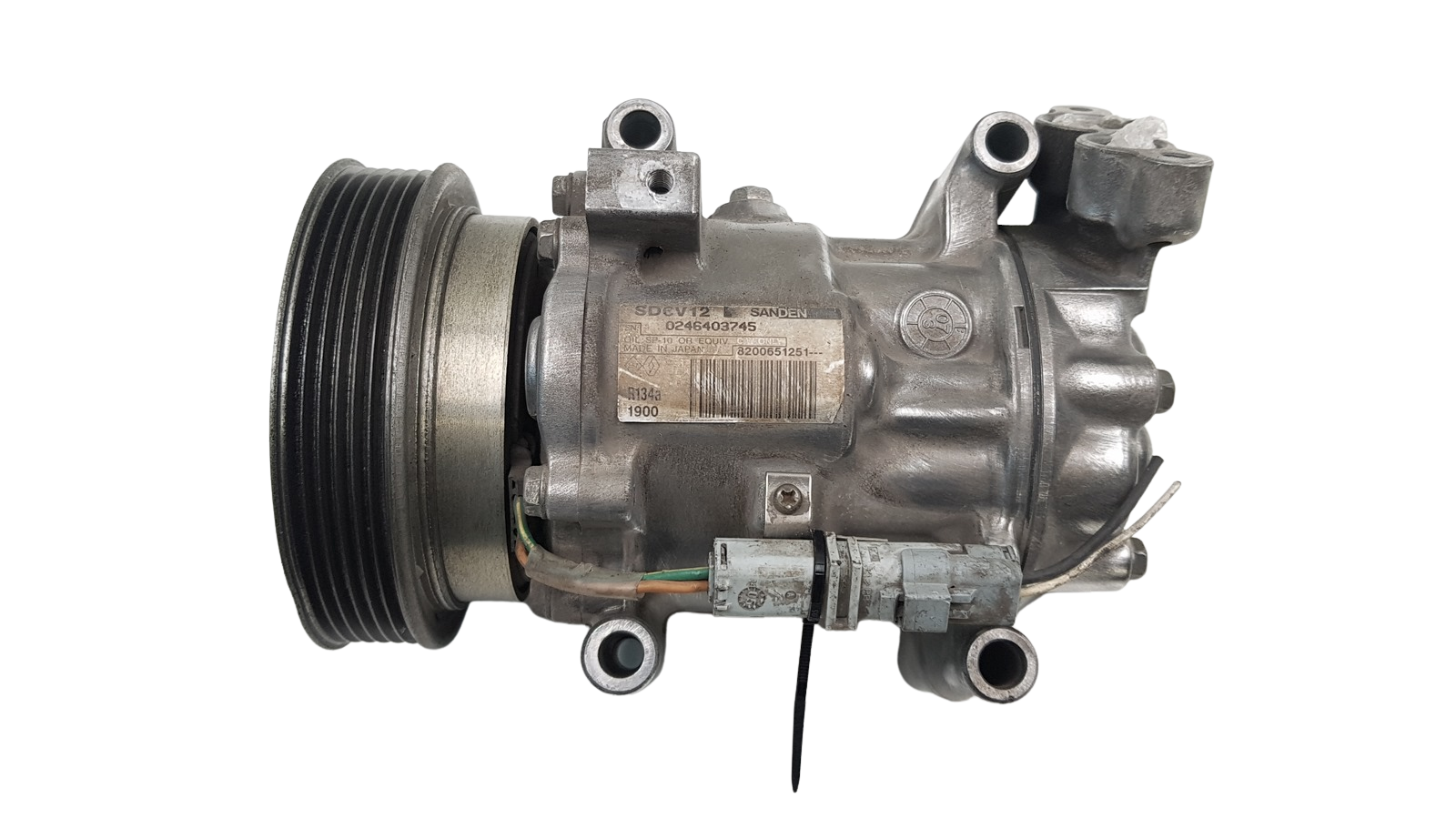 Kompresor Klimatizace Renault Nissan 8200651251 SD6V12 1900 Sanden S7 main product photo