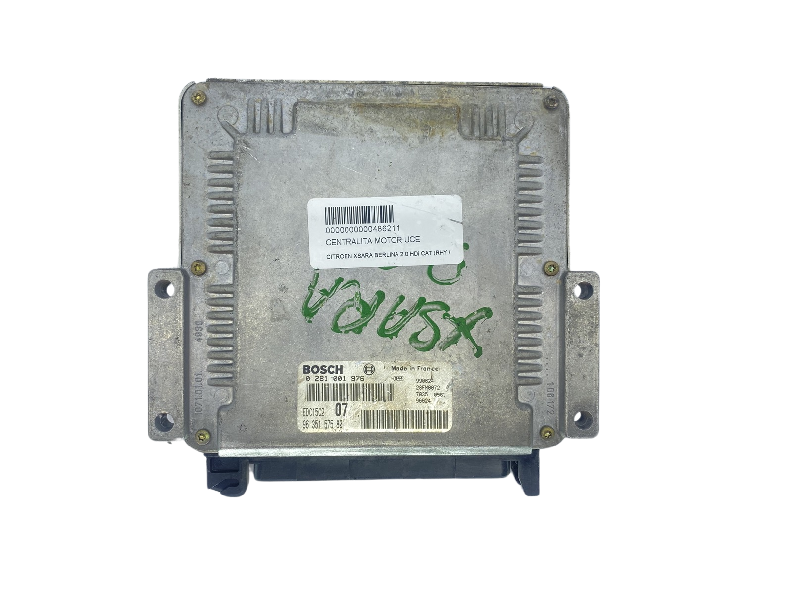 Blok Ovladačů 0281001976 9635157580 28FM0072 PSA Bosch 62704 main product photo