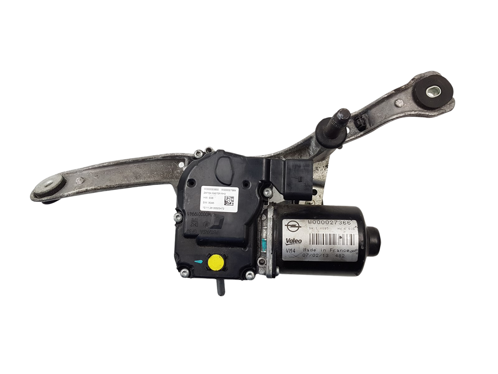 Motor Stěračů Pravý Vauxhall Zafira C W000027366 W000030850 RHD main product photo