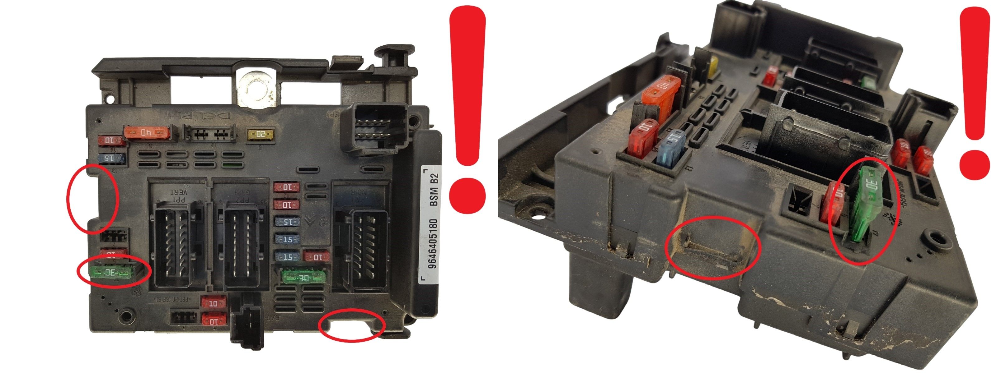 Blok Ovladačů BSM B2 9646405180 PSA Delphi 1303 main product photo