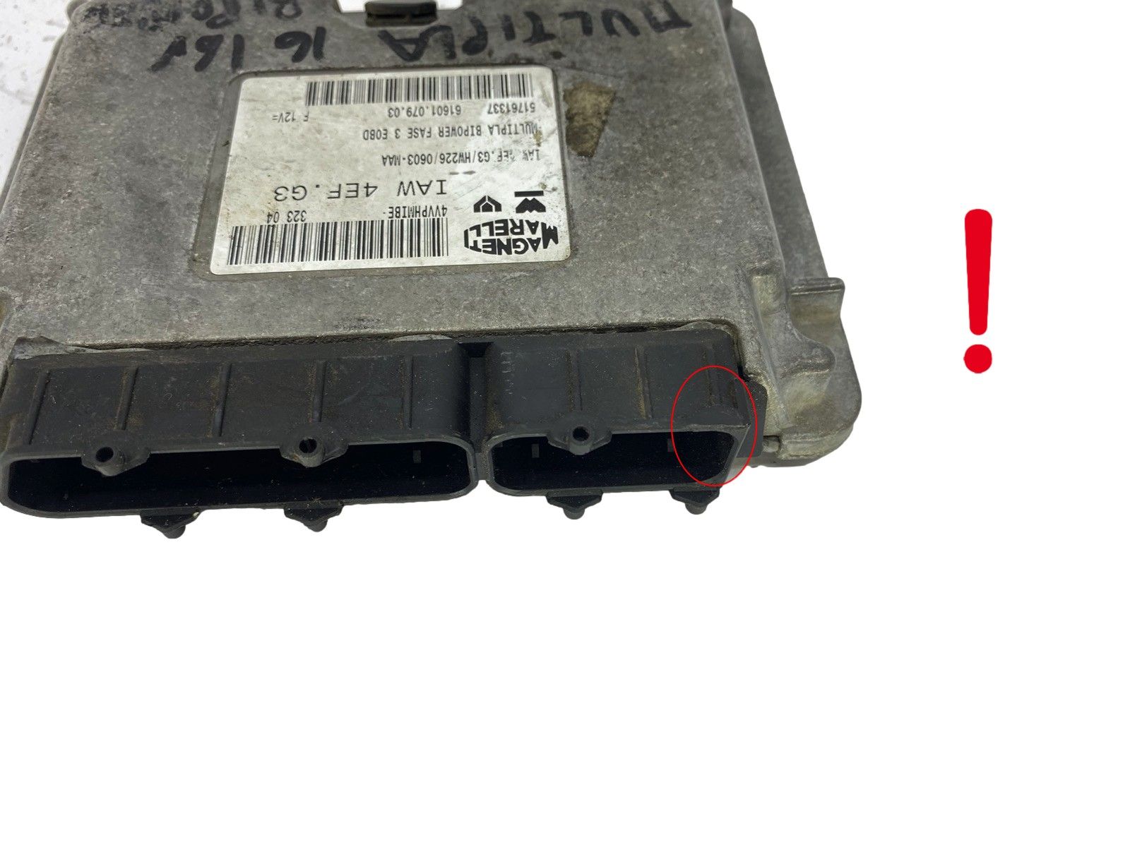 Blok Ovladačů IAW4EF.G3 51761337 61601.079.03 Fiat Magneti Marelli 57468 main product photo