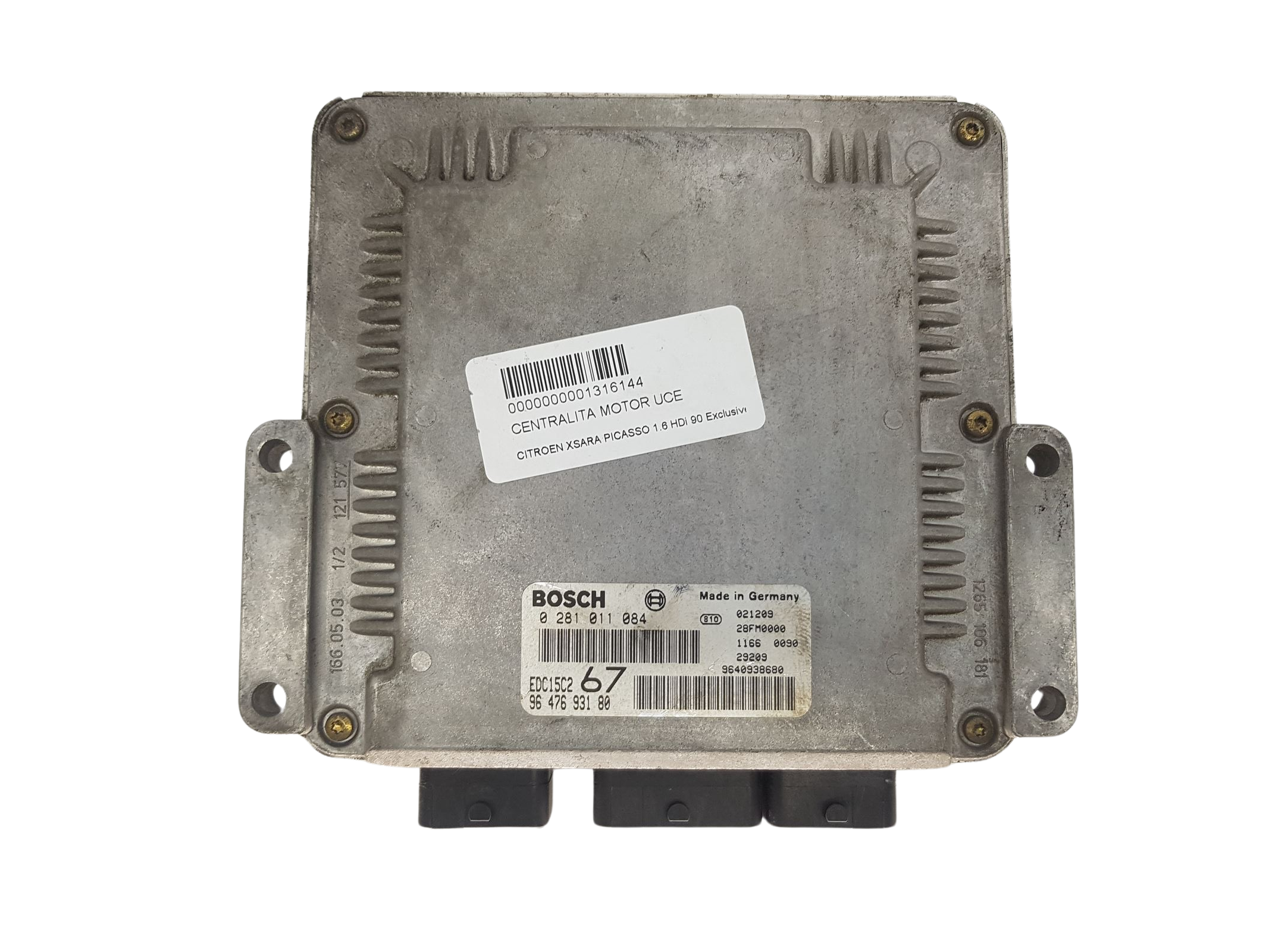 Blok Ovladačů 0281011084 9640938680 9647693180 PSA Bosch 3321 main product photo