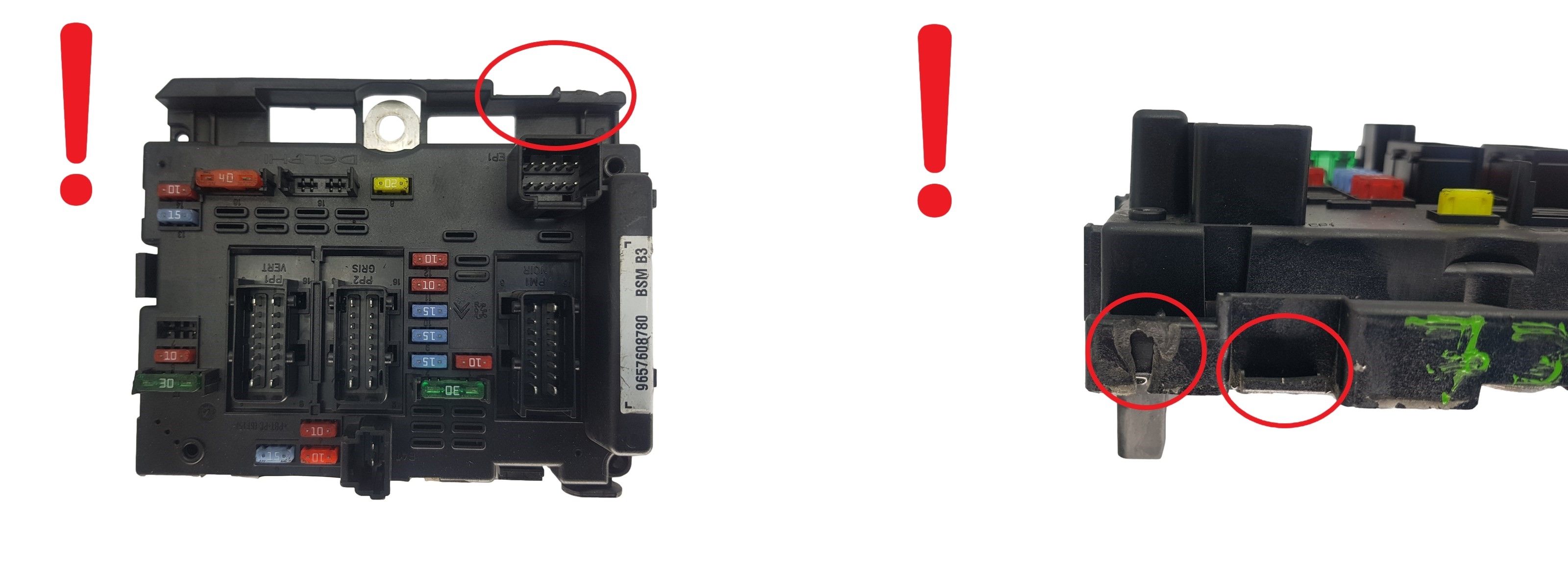 Blok Ovladačů BSM B3 9657608780 PSA Delphi 2097 main product photo