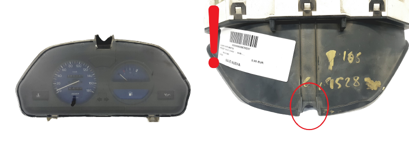 Tachometr Peugeot 106 9621513580 Jaeger 54415 main product photo