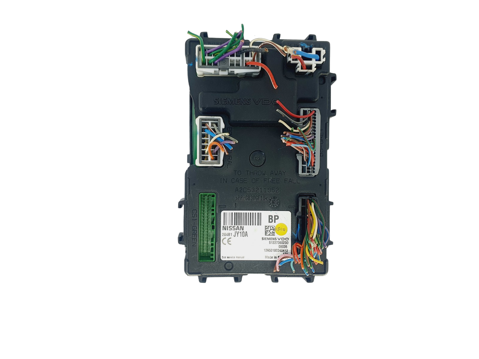 Blok Ovladačů Moduł BCM 284B1JY10A S122736023D Renault 44509 main product photo