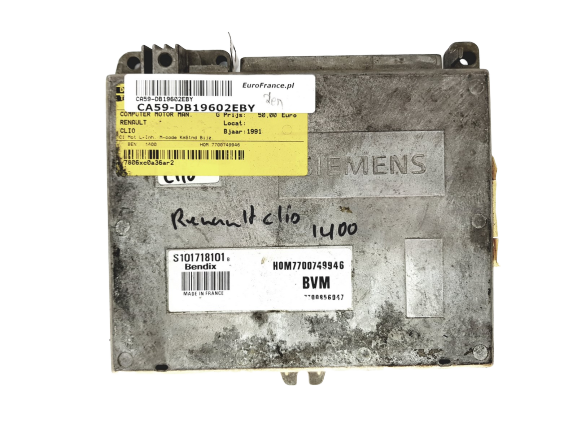 Blok Ovladačů Renault 7700749946 S101718101B Siemens main product photo
