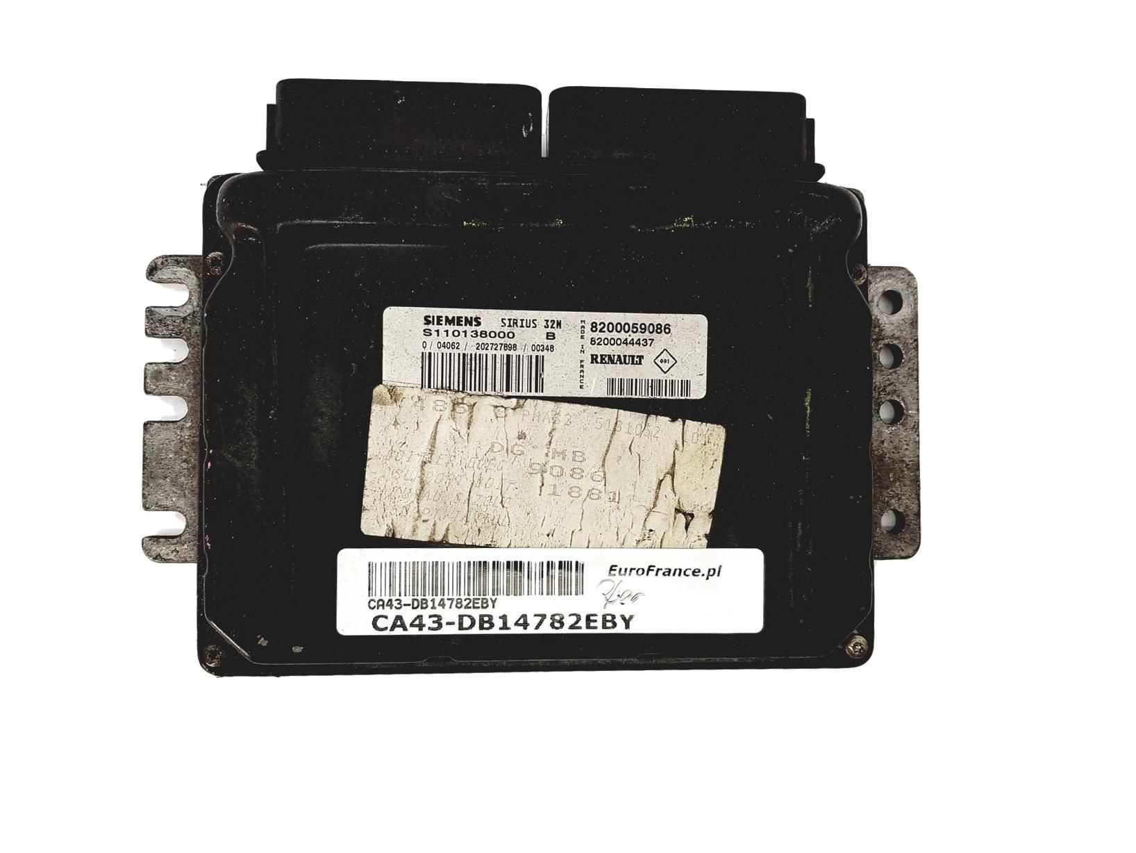 Blok Ovladačů S110138000B 8200059086 8200044437 Renault Siemens 14782 main product photo