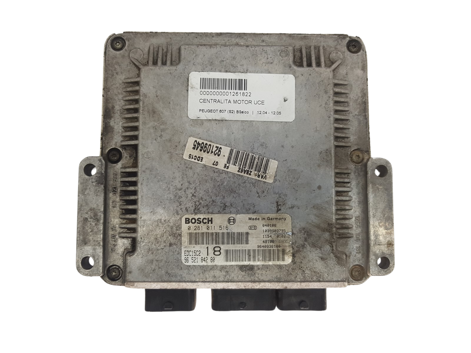 Blok Ovladačů 0281011516 9652184280 9640938180 PSA Bosch 3312 main product photo