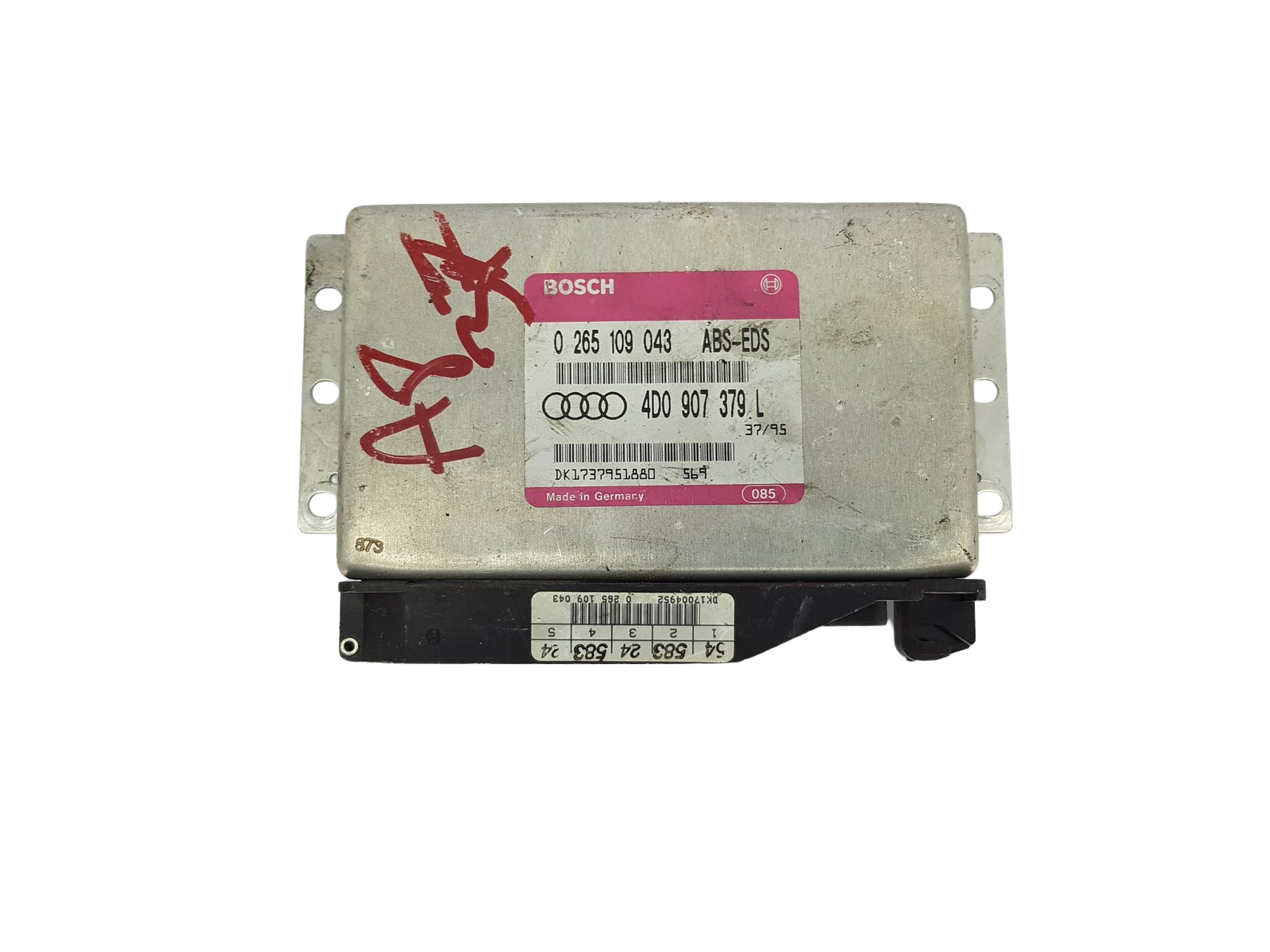 Blok Ovladačů ABS-EDS Audi 4D0907379L 0265109043 Bosch main product photo
