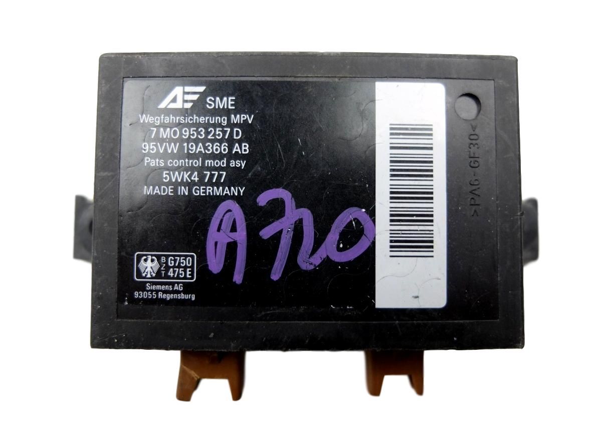Blok Ovladačů IMMO 7M0953257D 5WK4777 VW Seat Ford Siemens main product photo